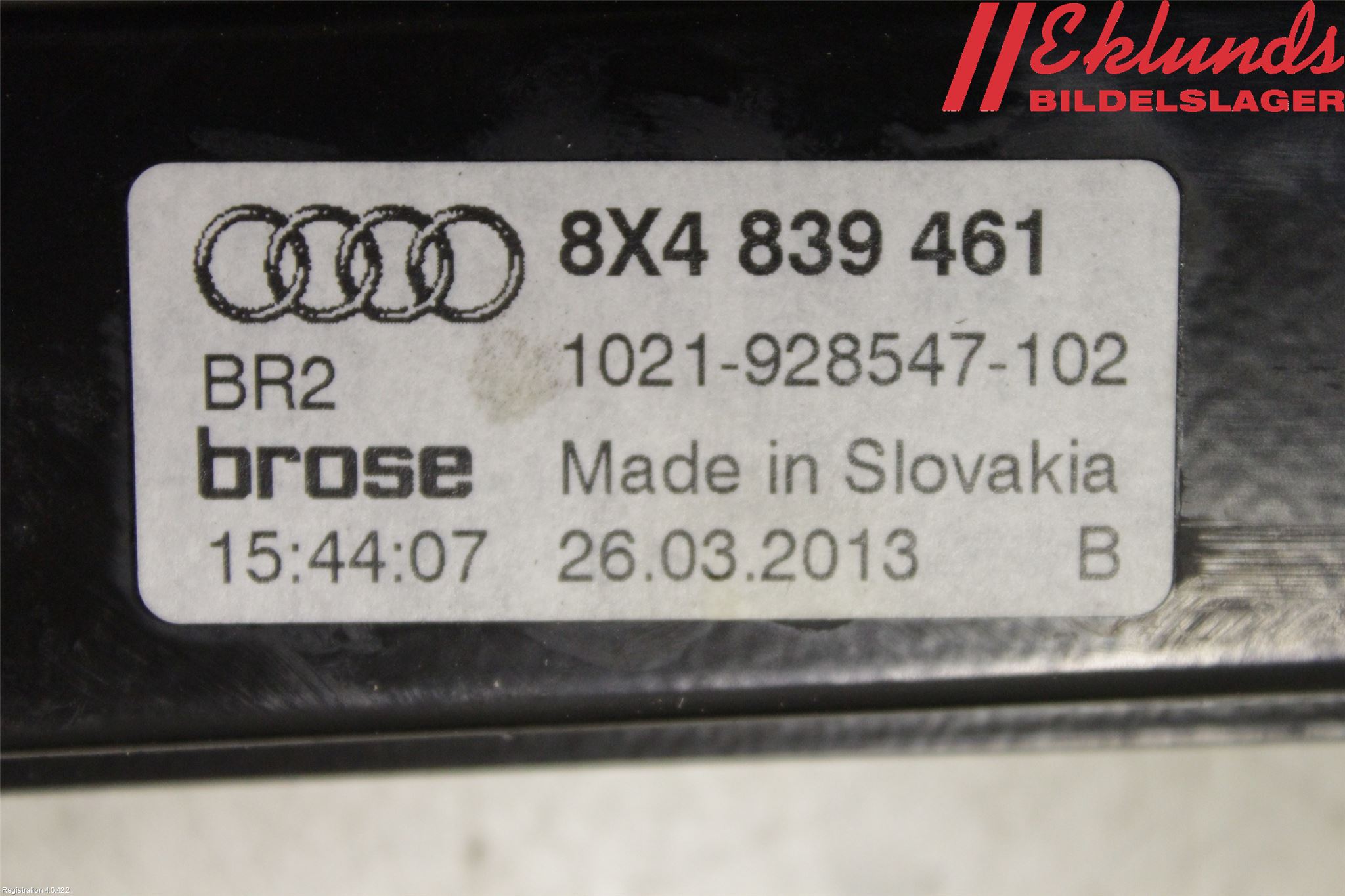 Audi A1/S1 11-18 Fönsterhiss El Kompl