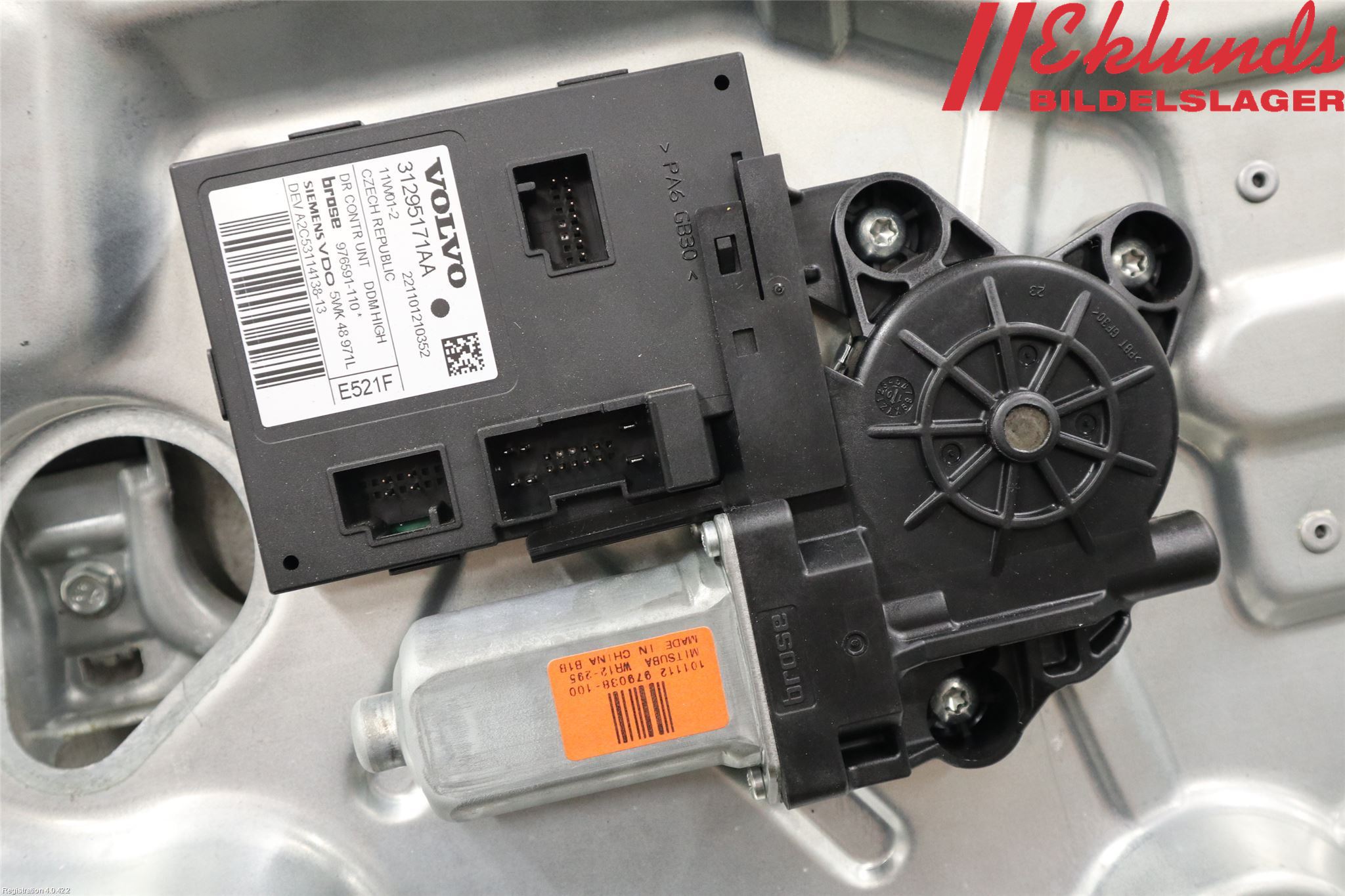 Volvo C30 10-13 Fönsterhiss El Kompl