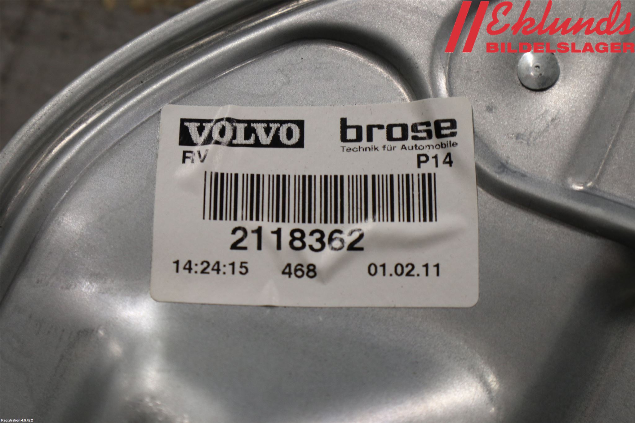 Volvo C30 10-13 Fönsterhiss El Kompl