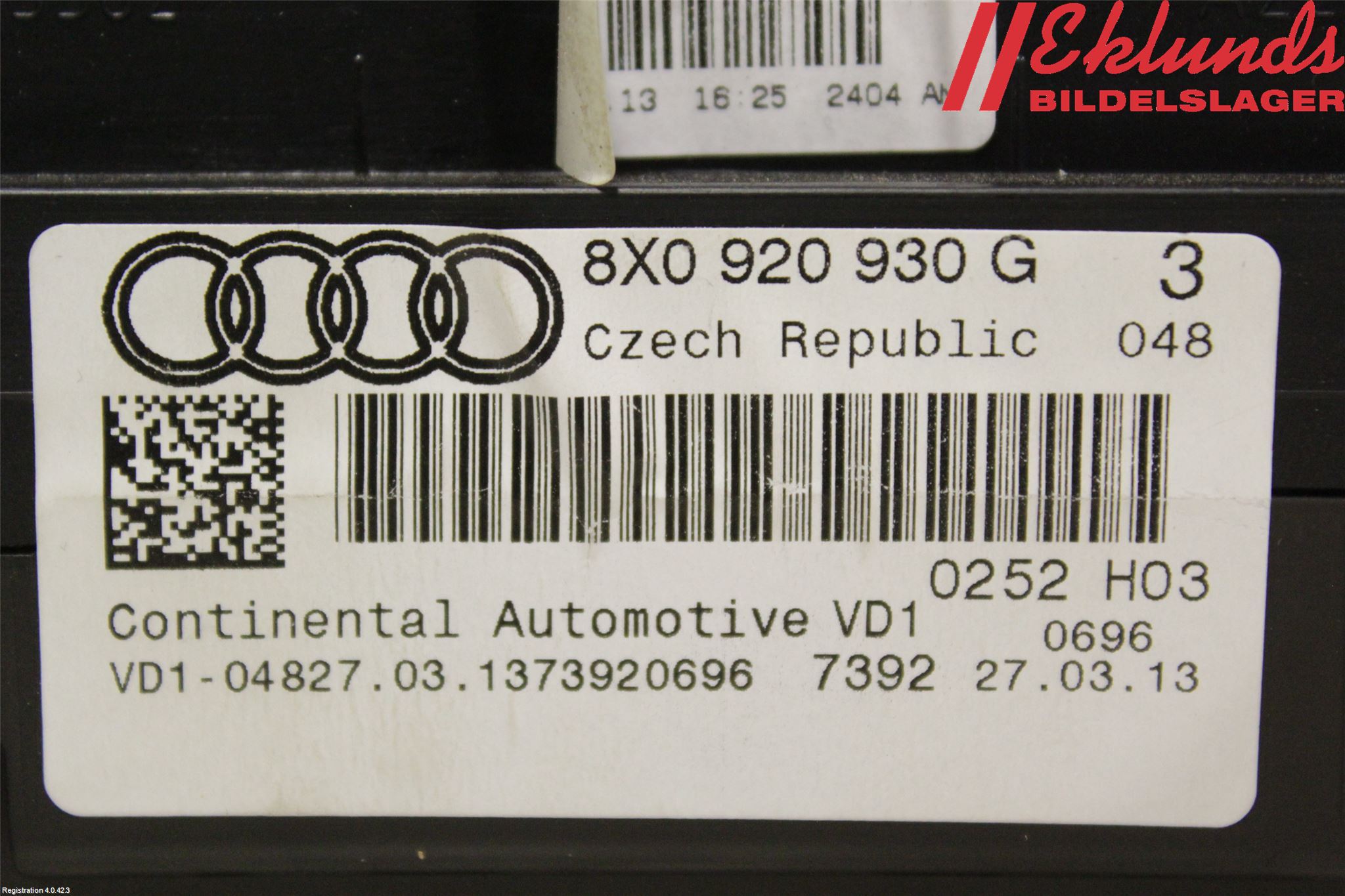 Audi A1/S1 11-18 Instrument Komb