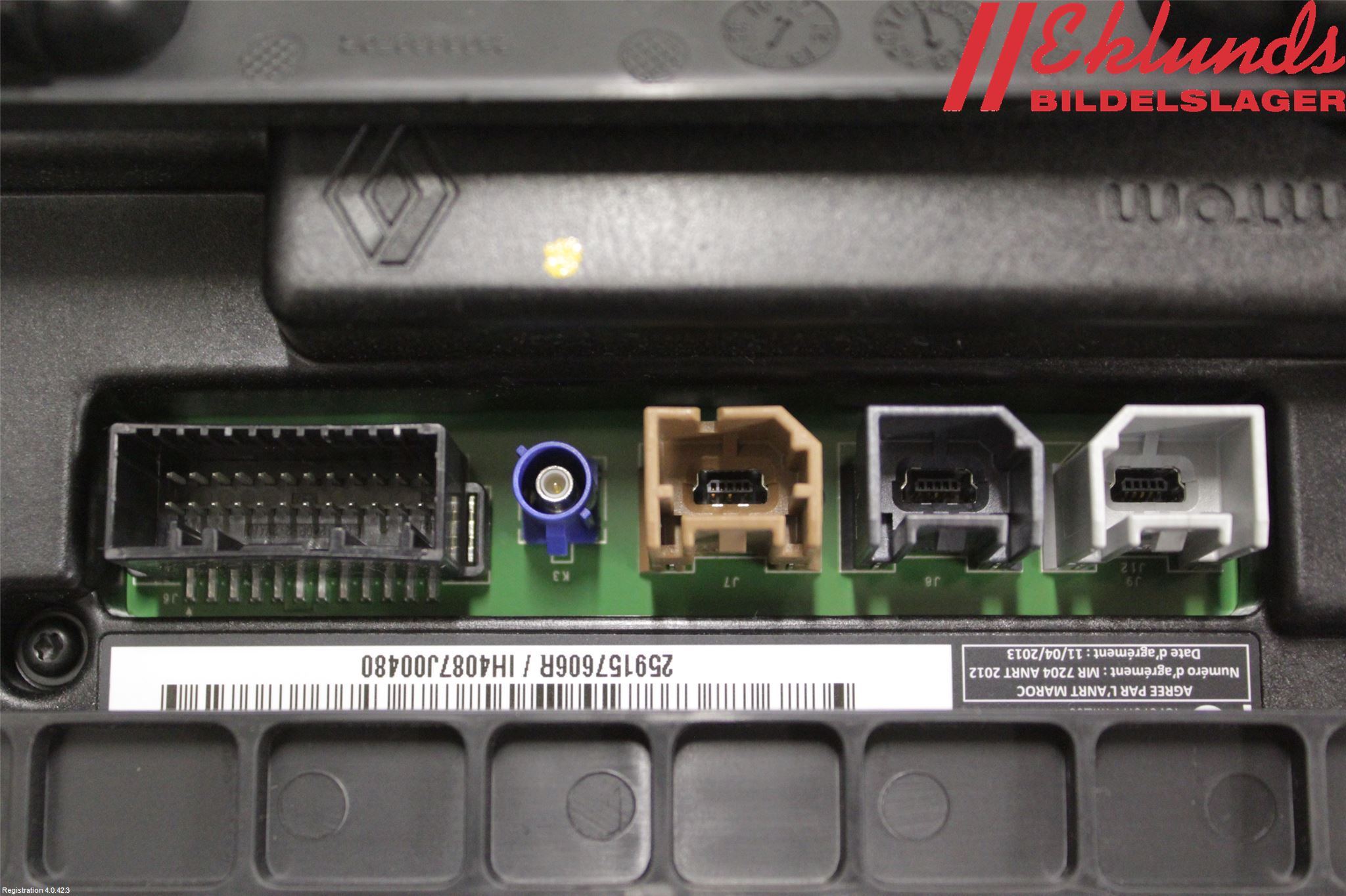 Renault KANGOO II 15-21 Bildskärm