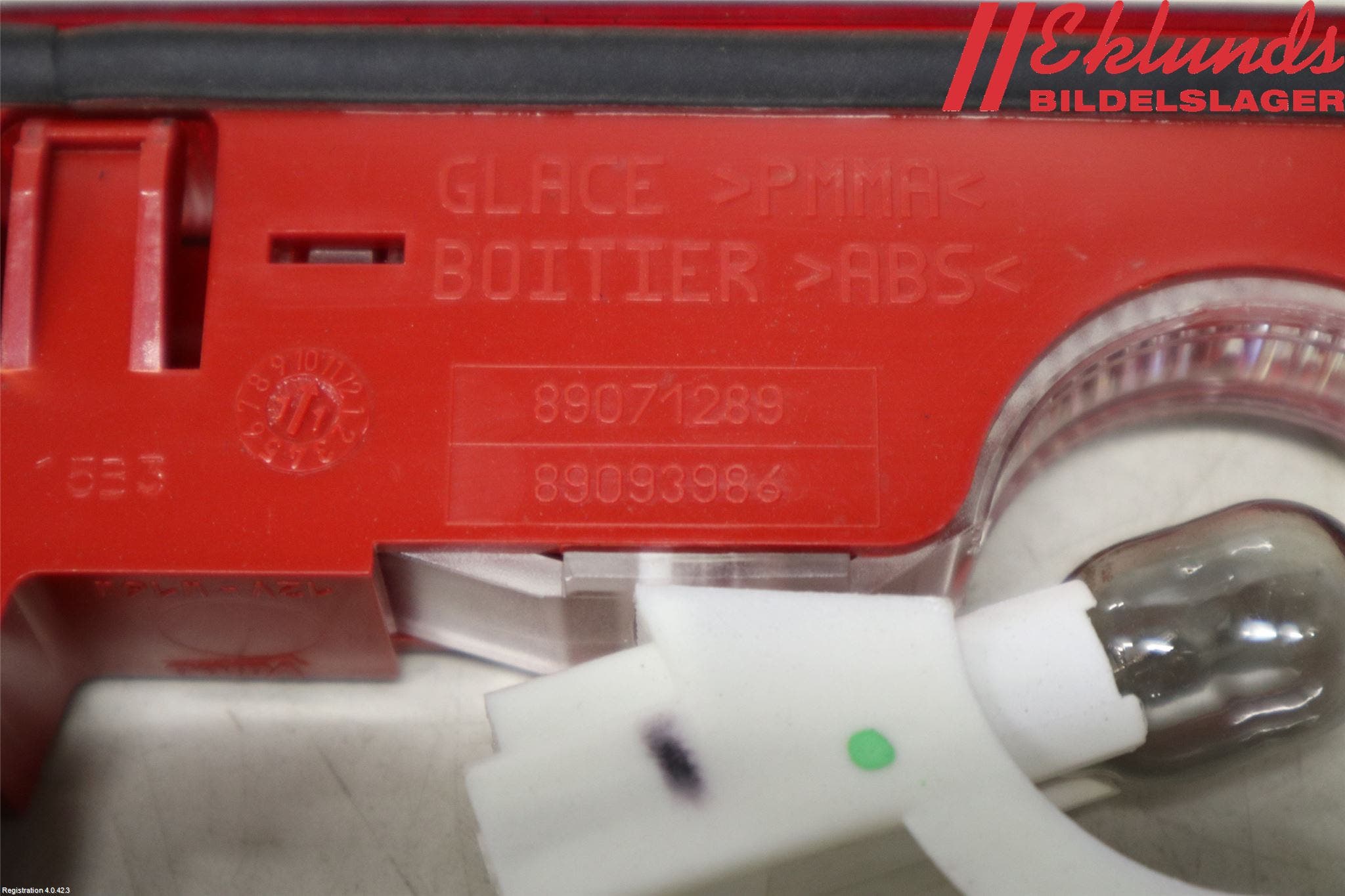 Citroen BERLINGO 08-18 Bromsljus Bakruta