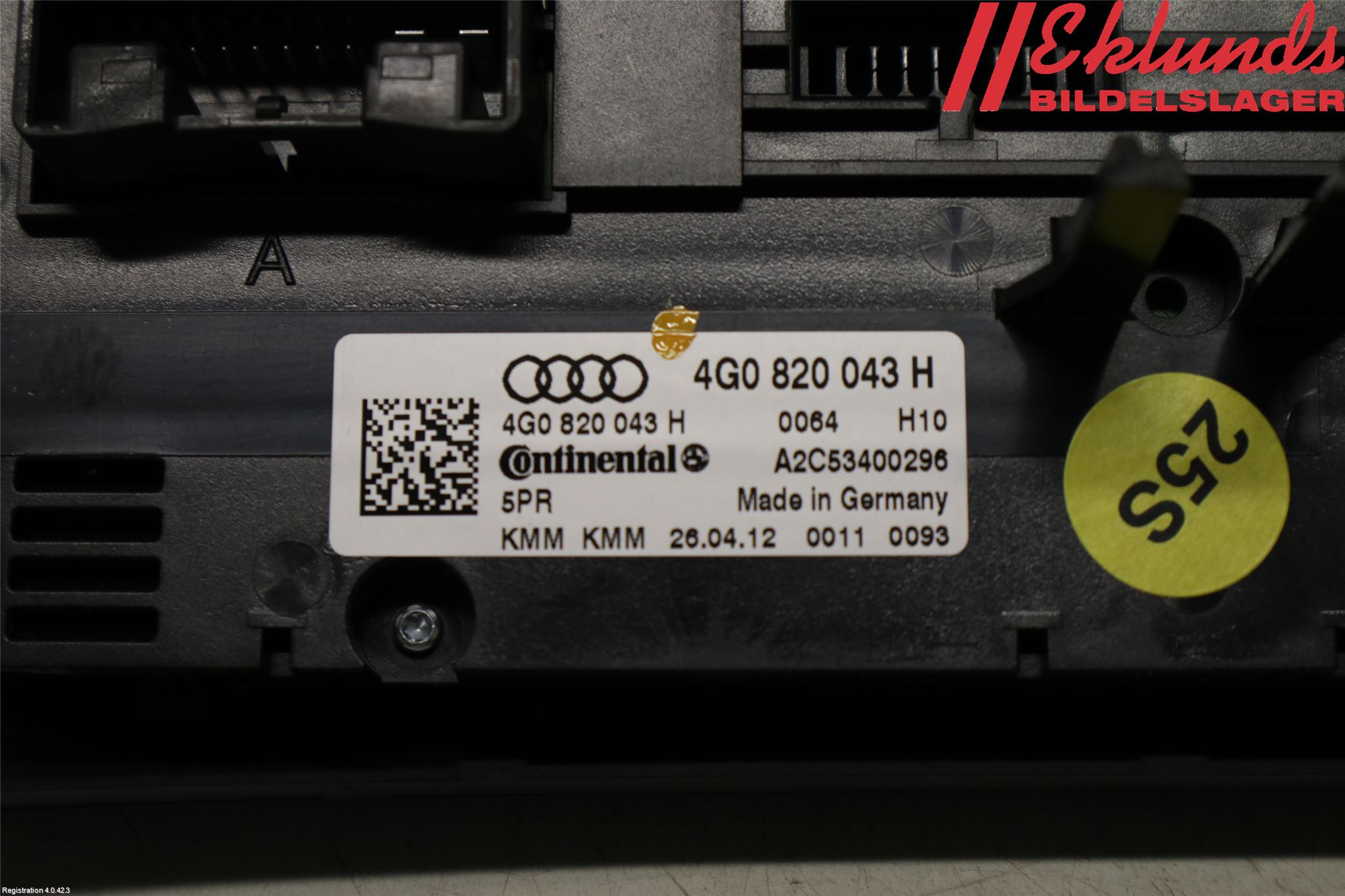 Audi A6/S6 4G 11-18 Ac Styrenhet Ac Manöveren