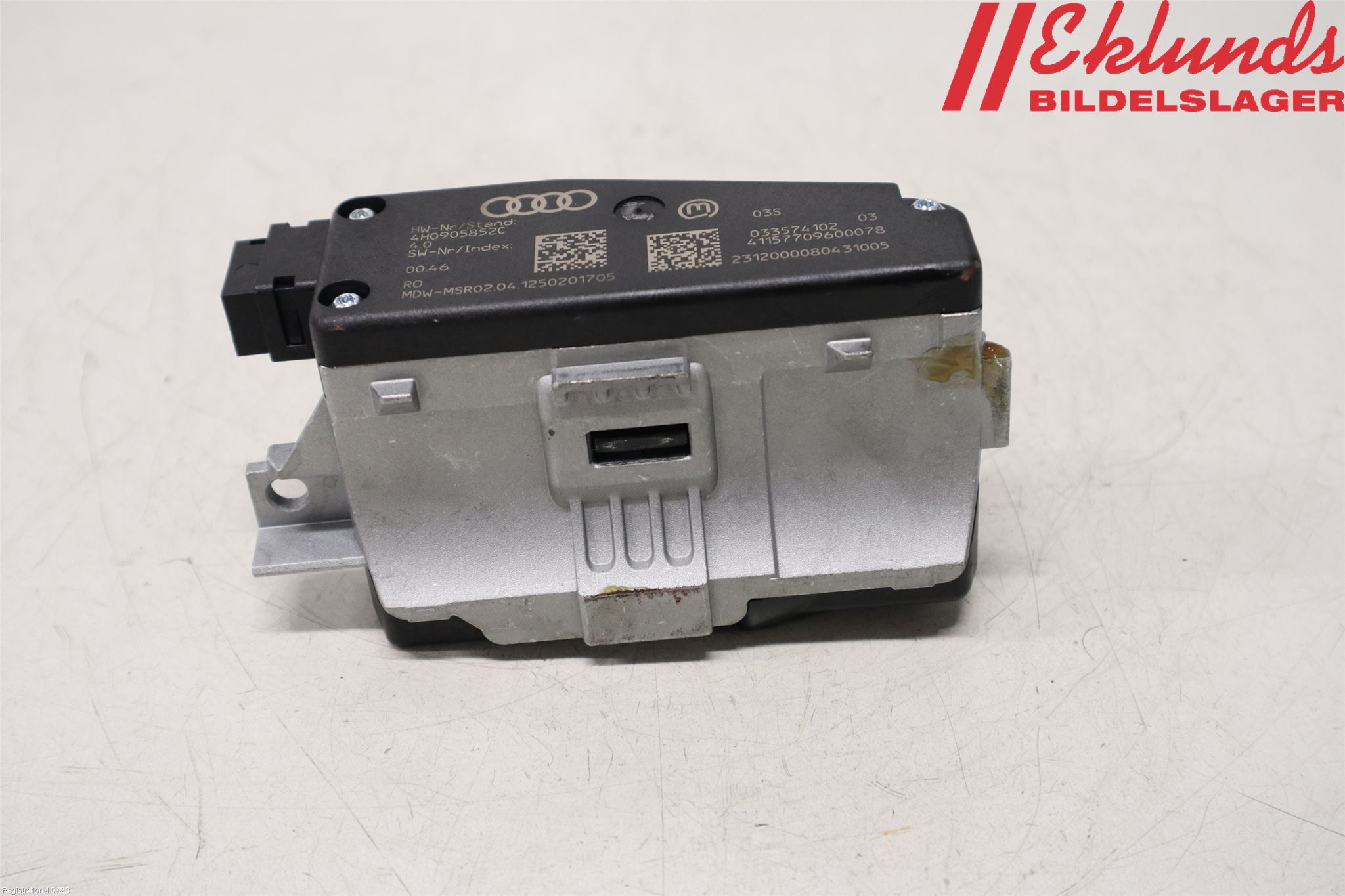 Audi A6/S6 4G 11-18 Rattlås-Tändlås Elektrisk