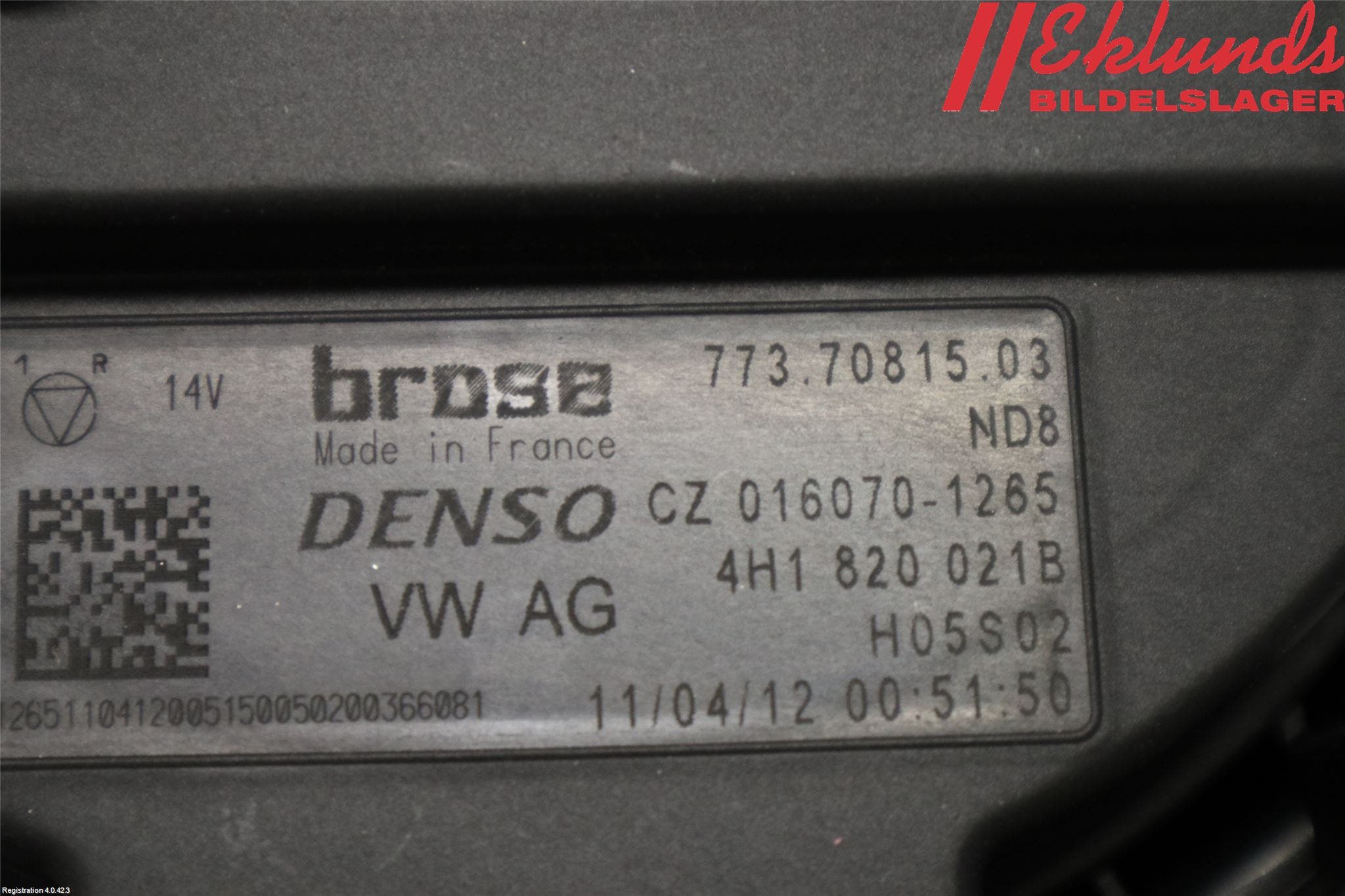 Audi A6/S6 4G 11-18 Värmefläkt