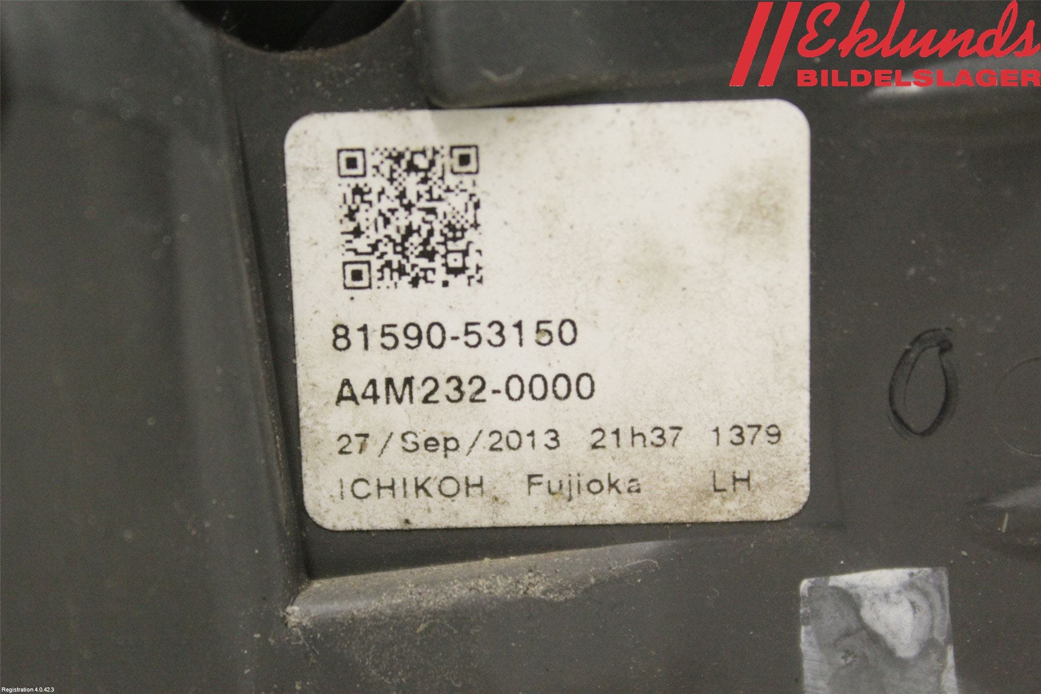 Lexus IS 250/350 14-20 Bakljus Lucka Vä