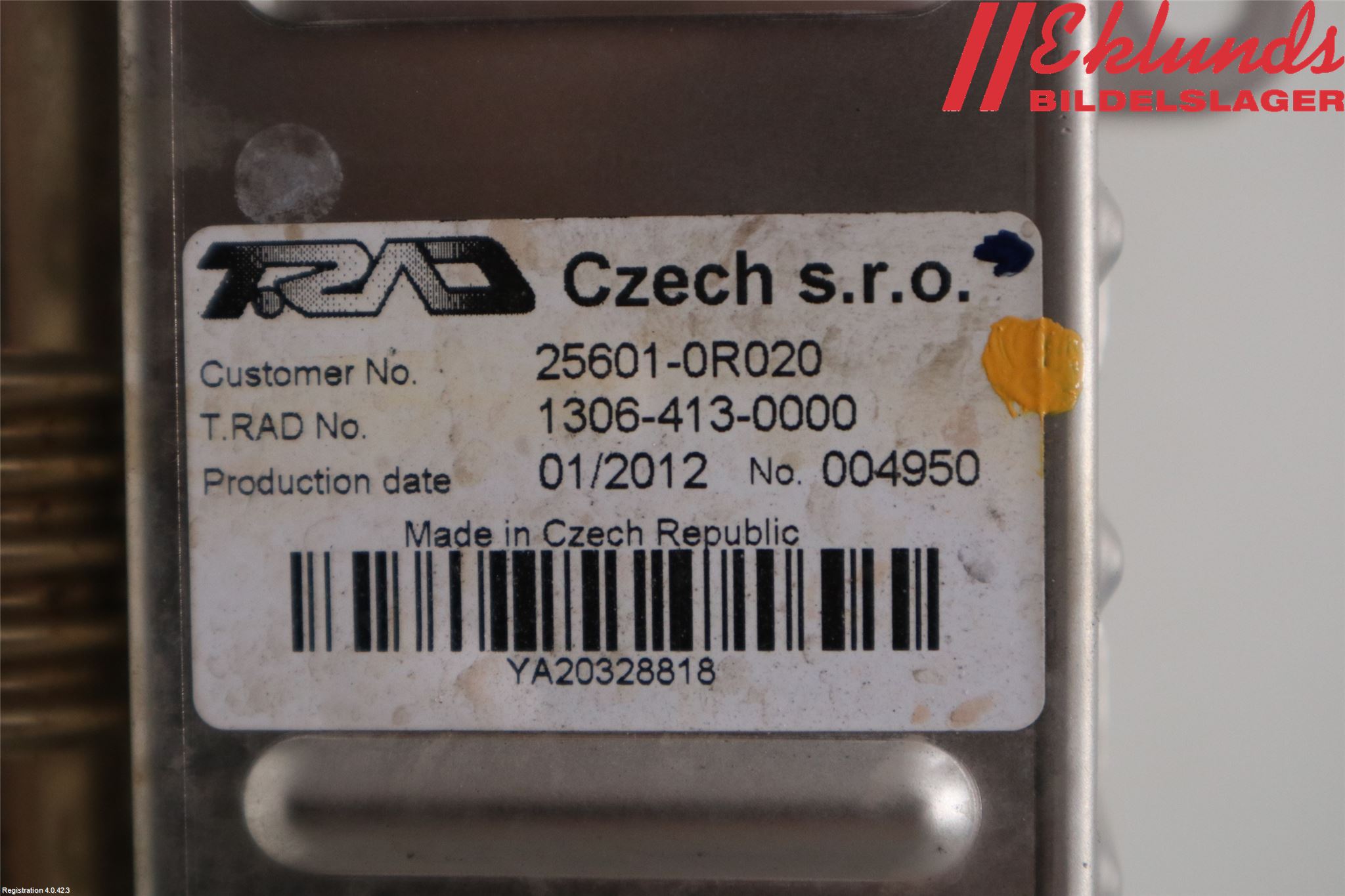 Toyota AVENSIS 09-15 Avgaskylare