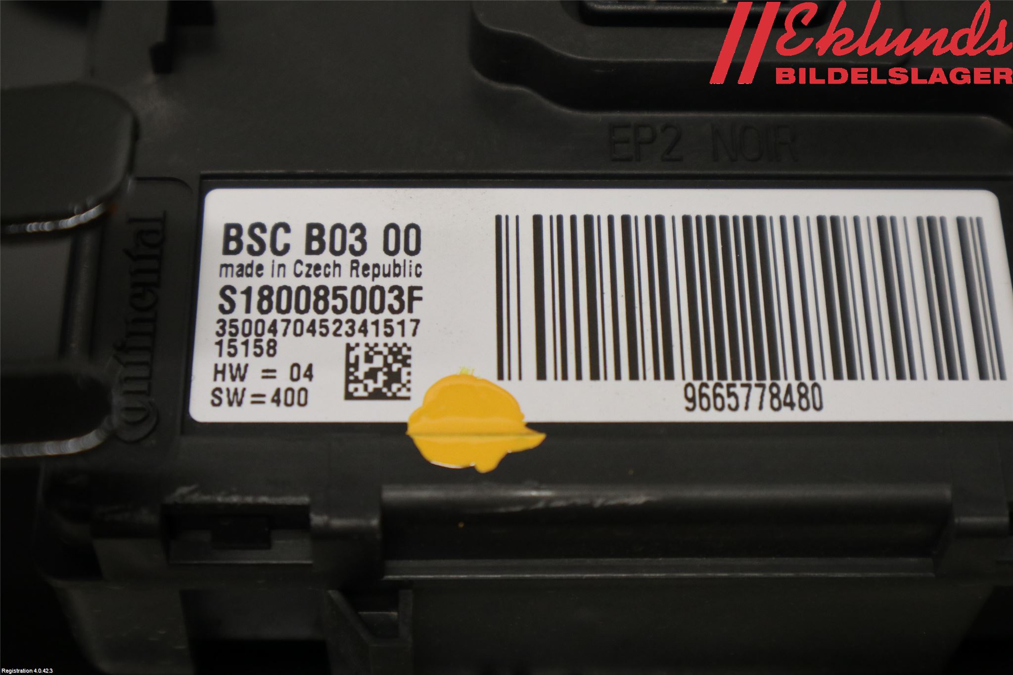 Peugeot PARTNER 16-18 Säkringsdosa-Elcentral