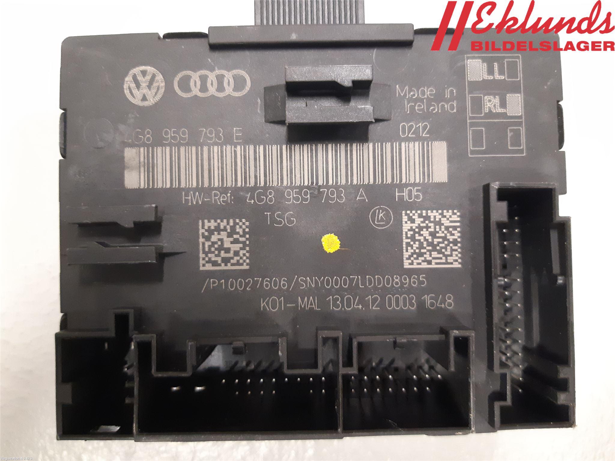 Audi A6/S6 4G 11-18 Styrenhet Dörr