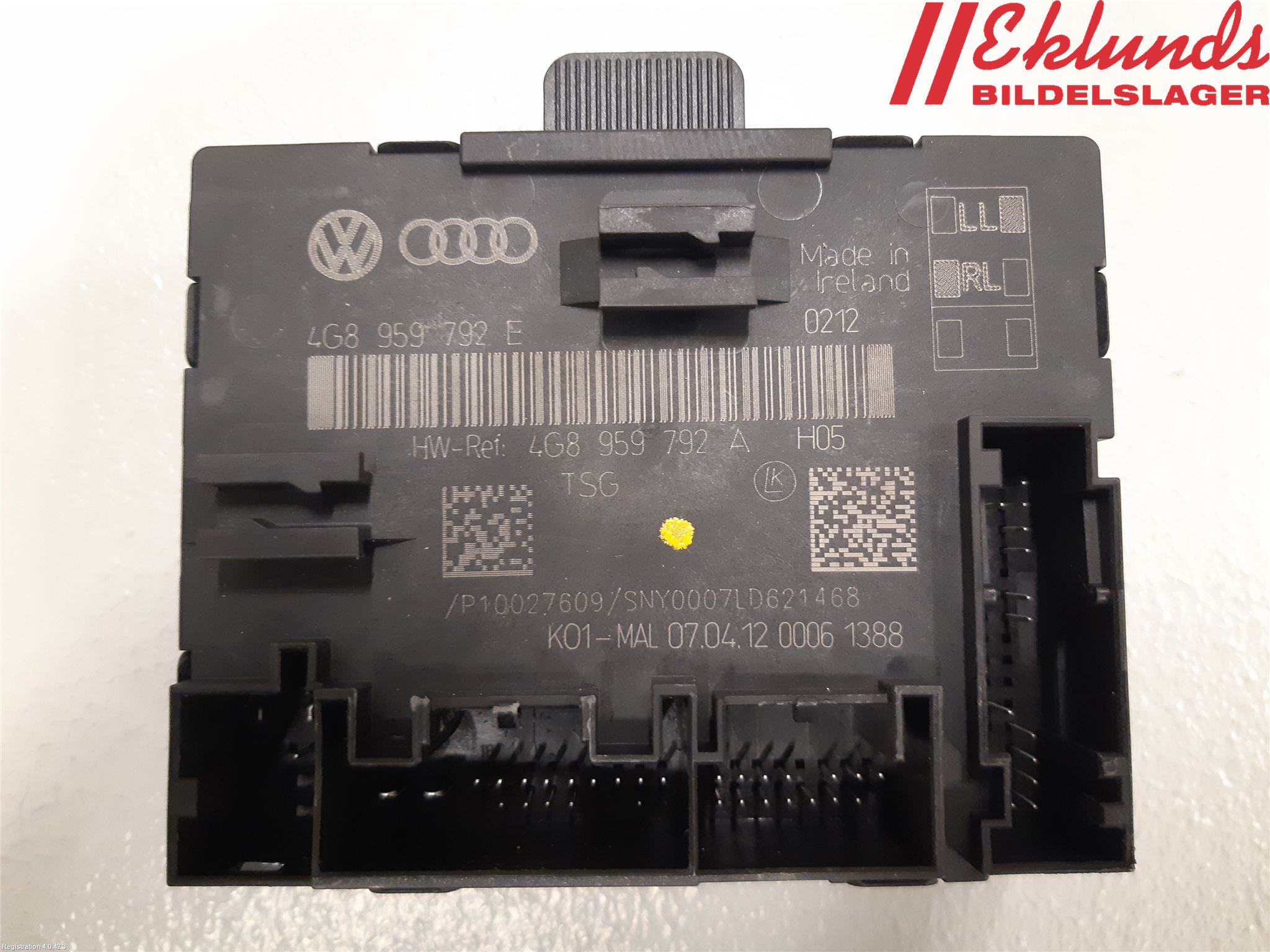 Audi A6/S6 4G 11-18 Styrenhet Dörr