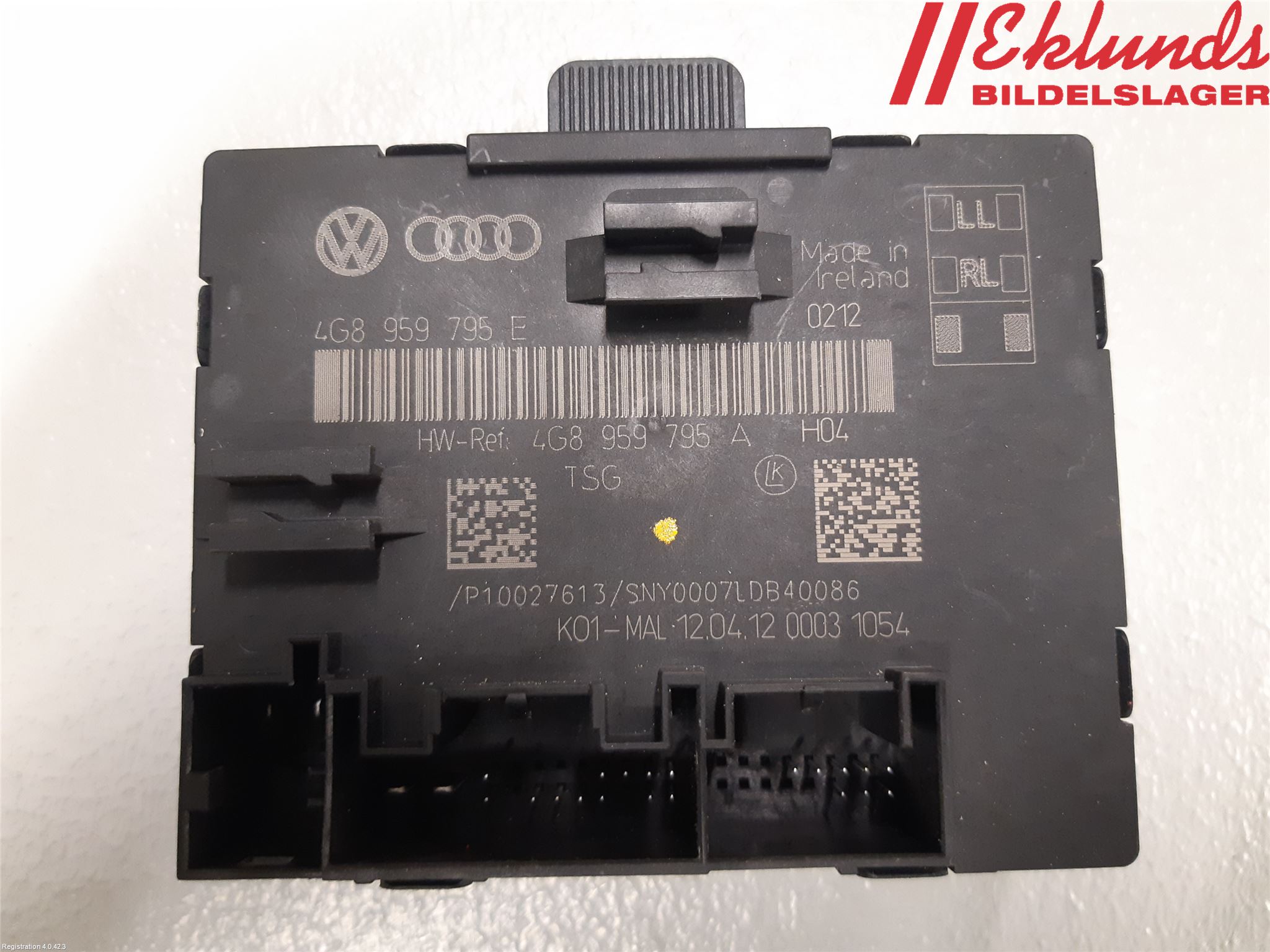 Audi A6/S6 4G 11-18 Styrenhet Dörr