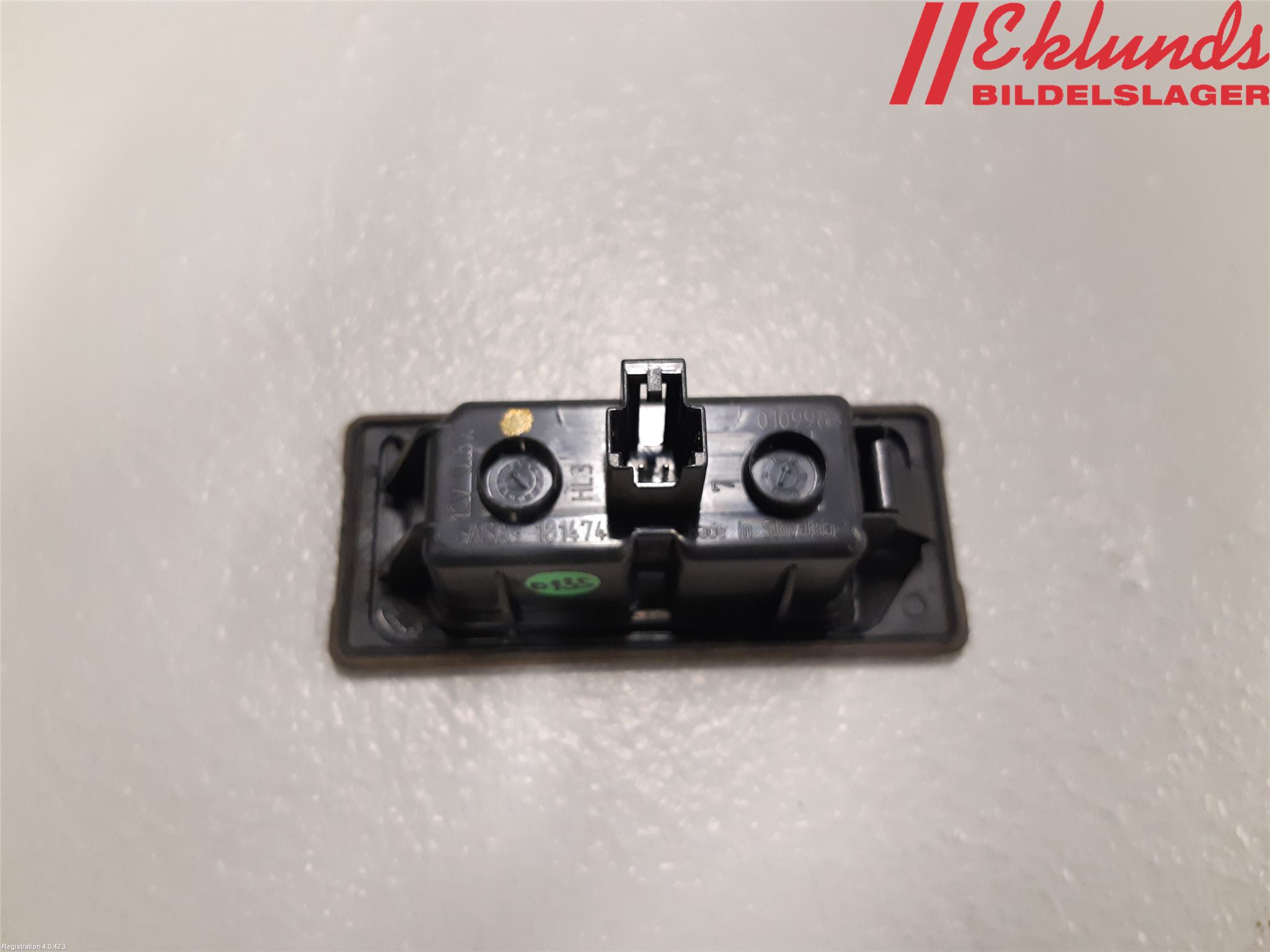 Audi A6/S6 4G 11-18 Skylt Belysning