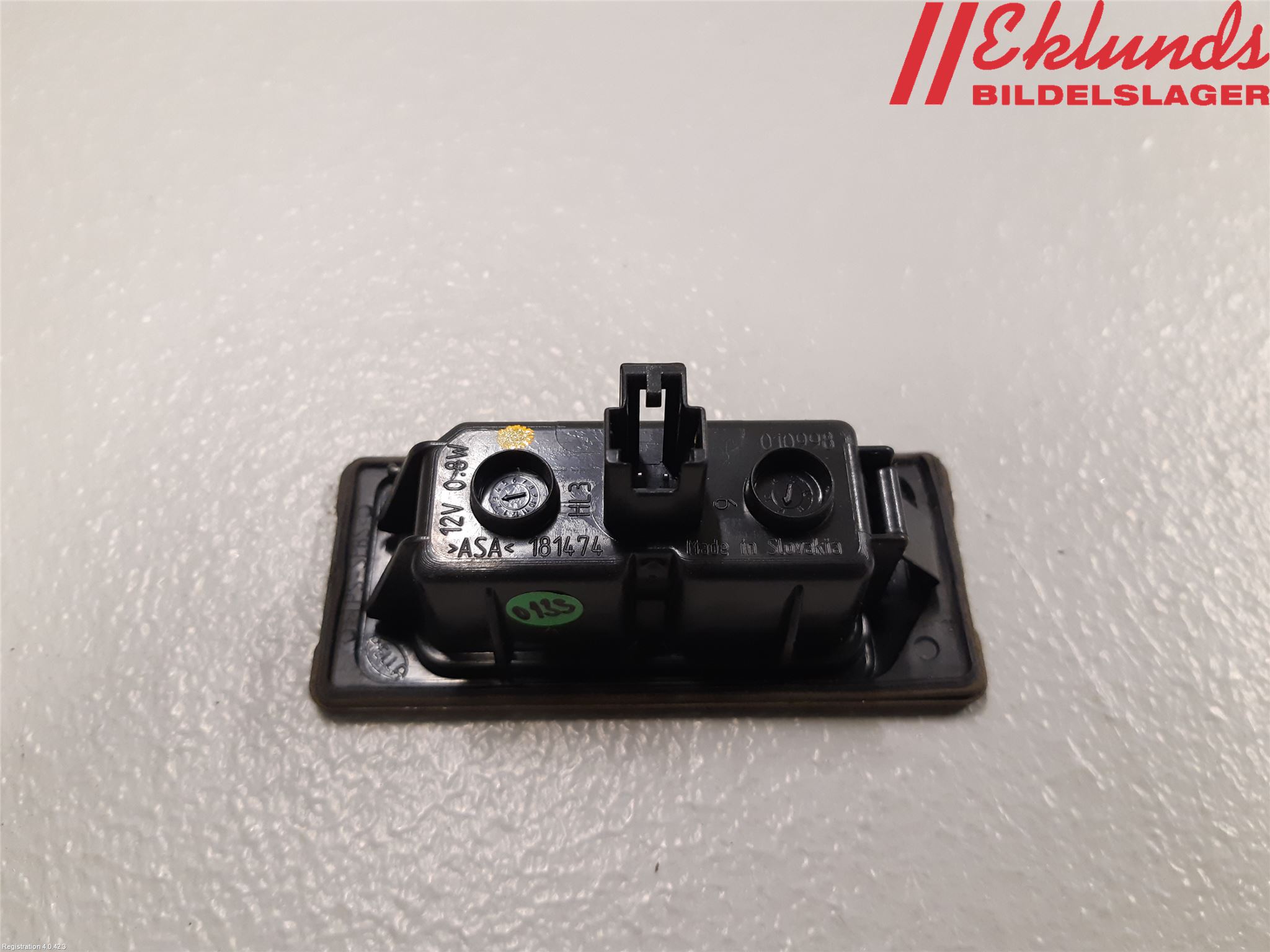 Audi A6/S6 4G 11-18 Skylt Belysning