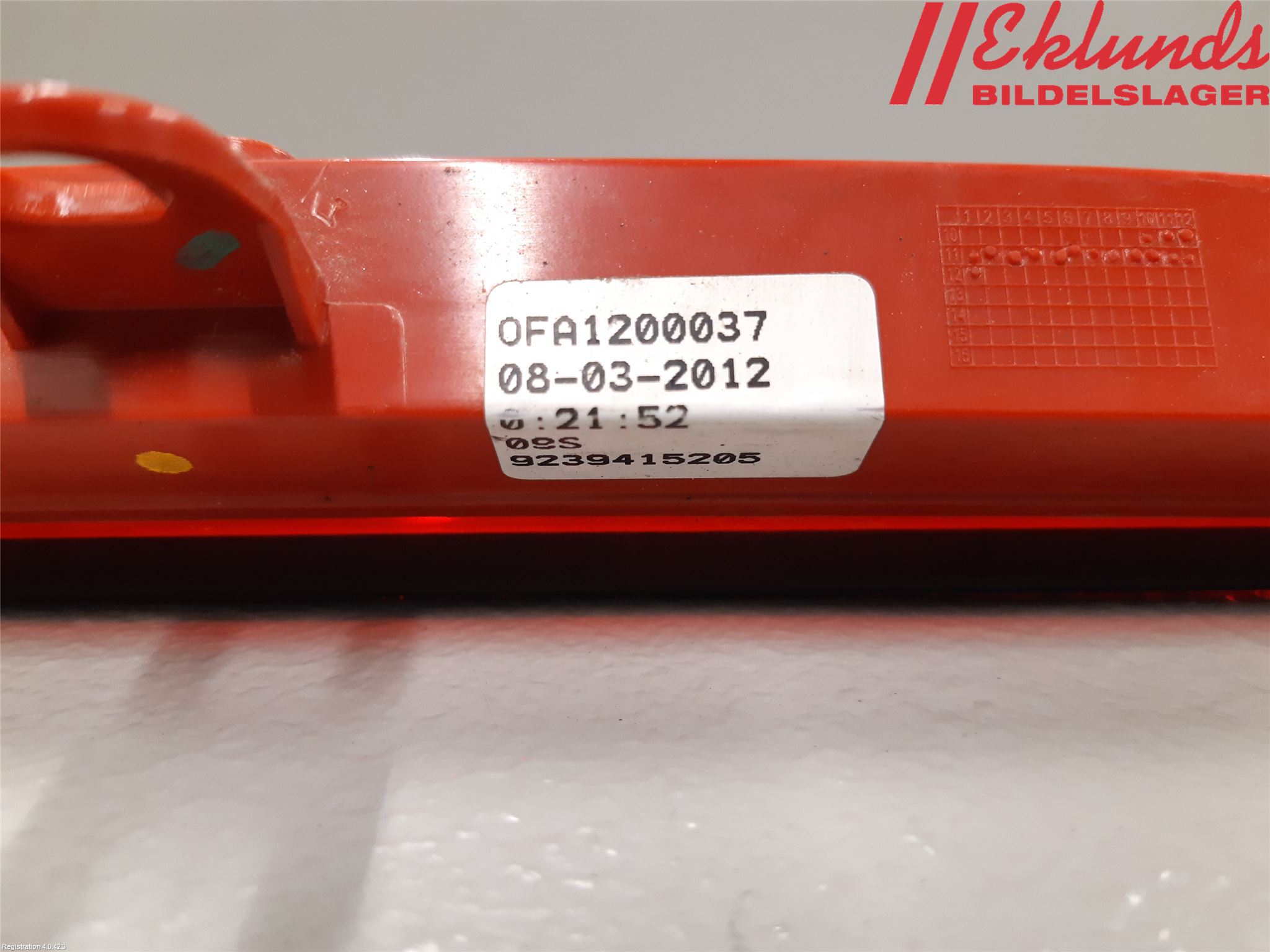Audi A6/S6 4G 11-18 Bromsljus Bakruta