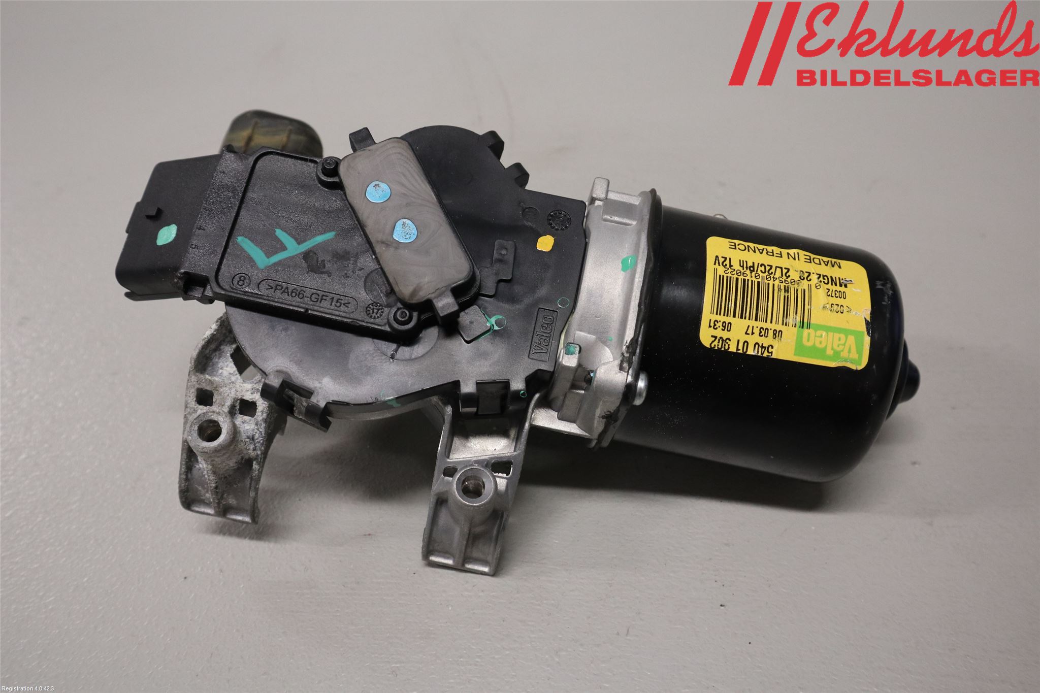 Renault KANGOO II 15-21 Torkarmotor Vindruta