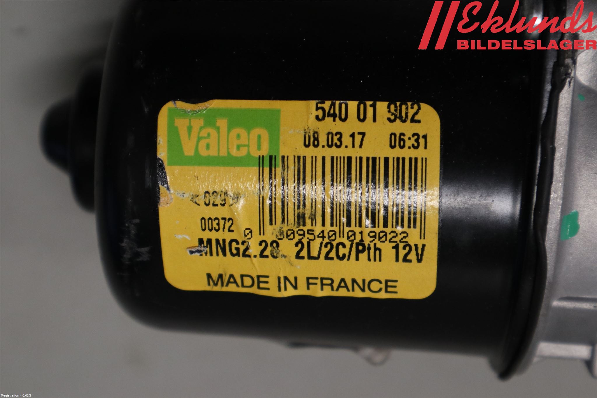 Renault KANGOO II 15-21 Torkarmotor Vindruta