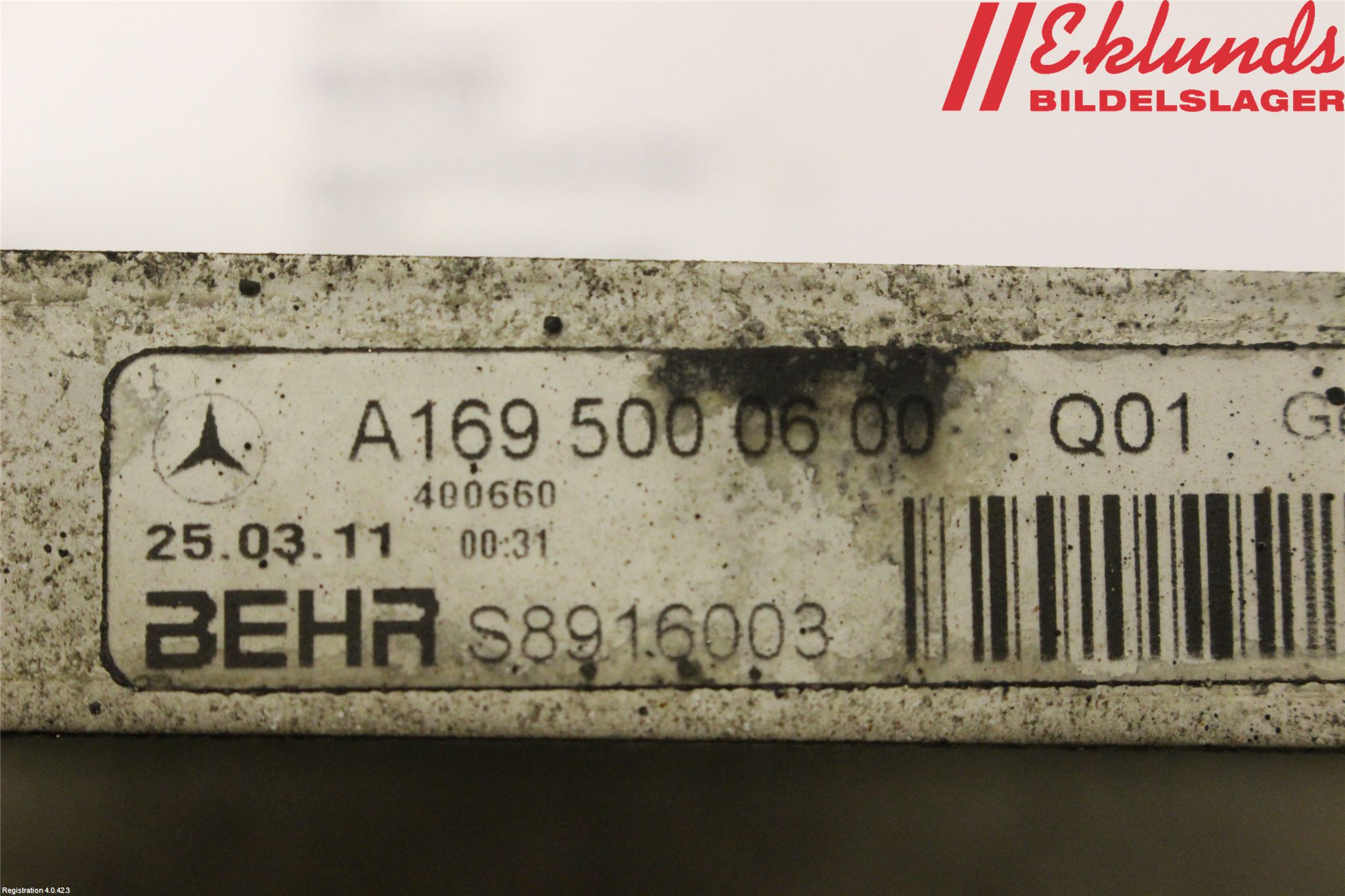 Mercedes-Benz MB B-KLASS (W245) 05-12 Oljekylare Automat