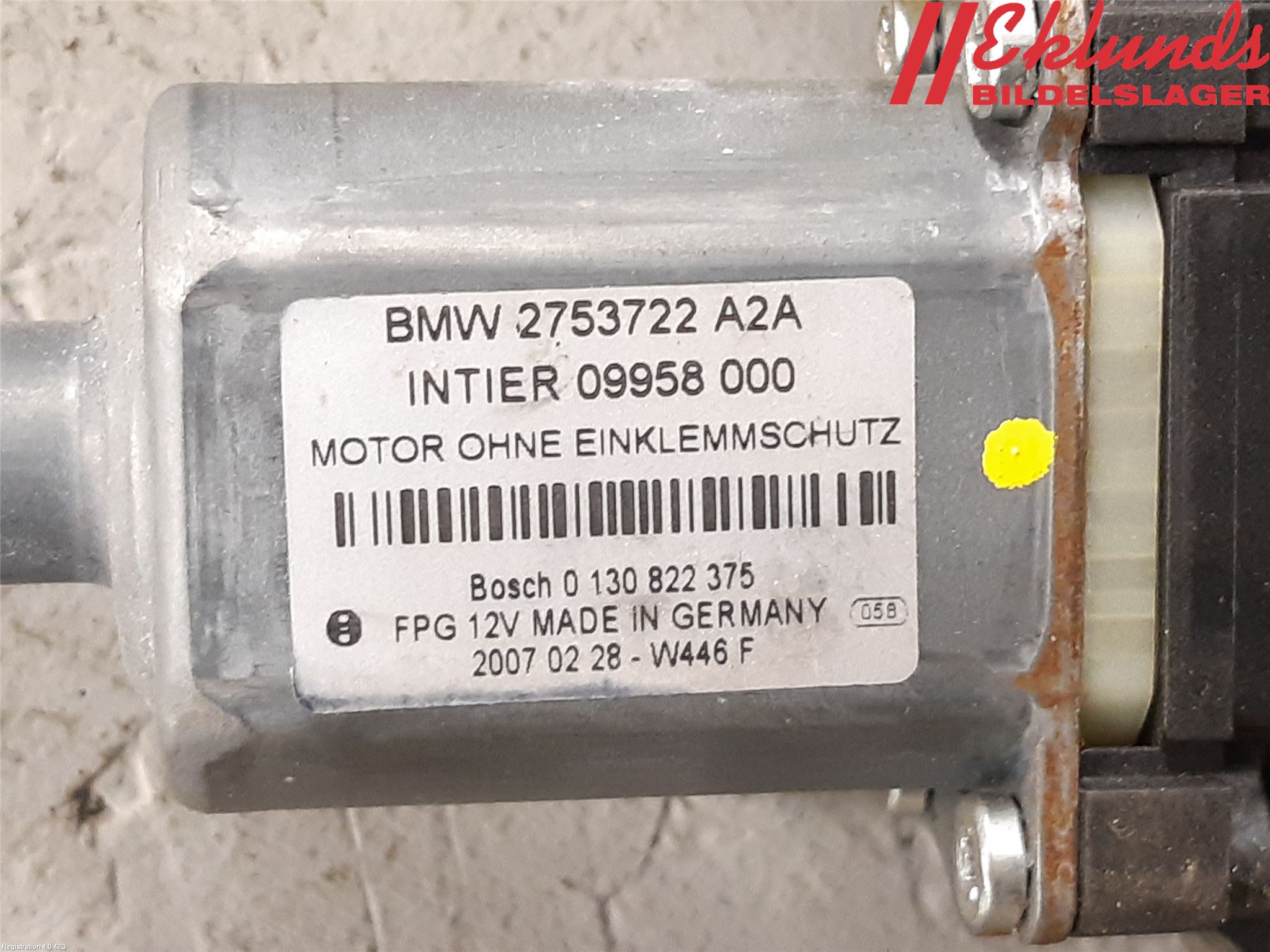 Mini COUPE R56 05-14 Fönsterhiss El Kompl