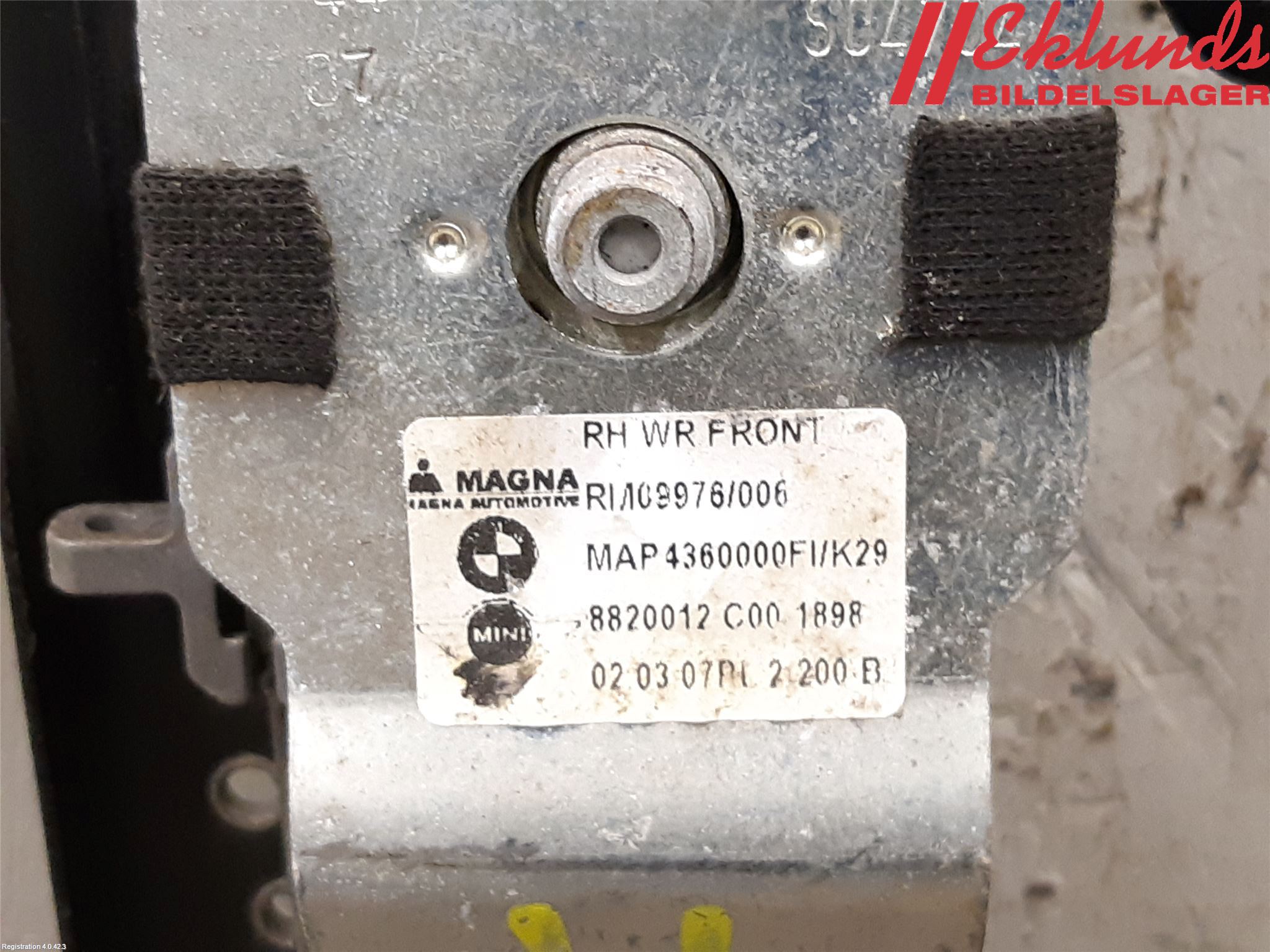 Mini COUPE R56 05-14 Fönsterhiss El Kompl