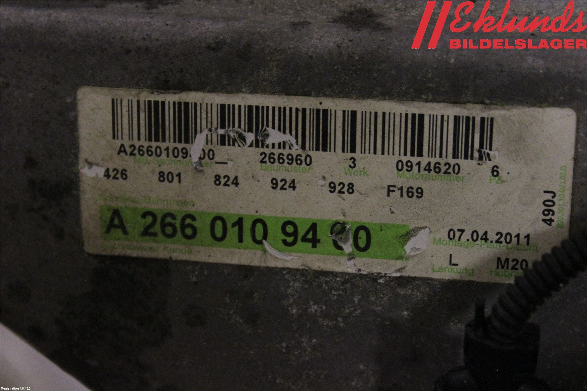 Mercedes-Benz MB B-KLASS (W245) 05-12 Motor Bensin