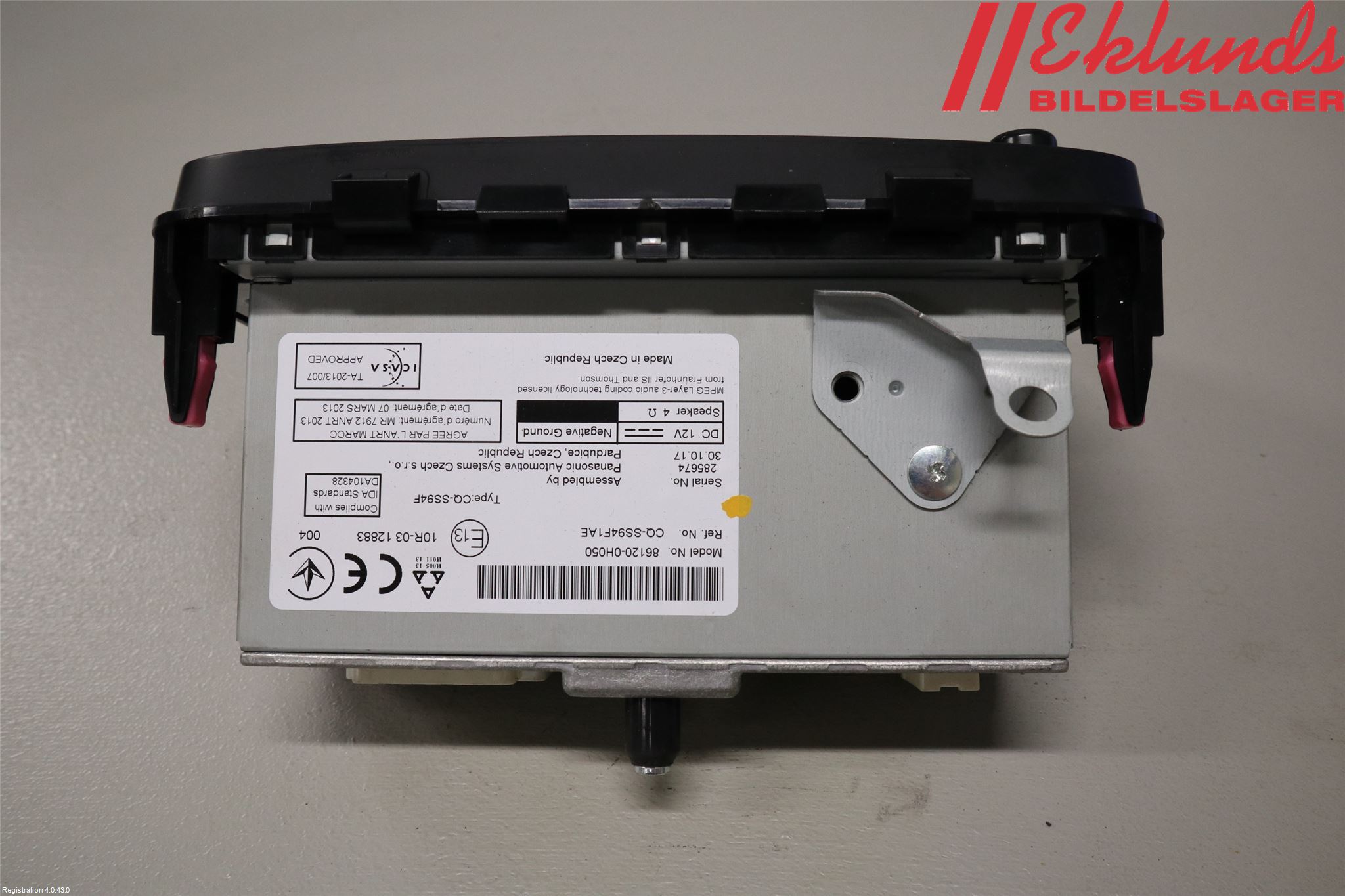 Toyota AYGO 15-21 Cd Radio - Multimediapanel