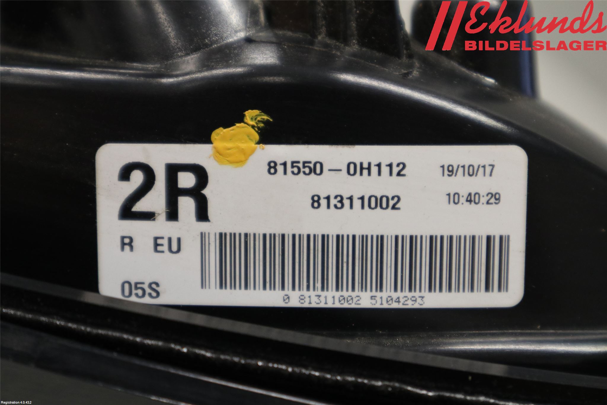 Toyota AYGO 15-21 Bakljus Höger