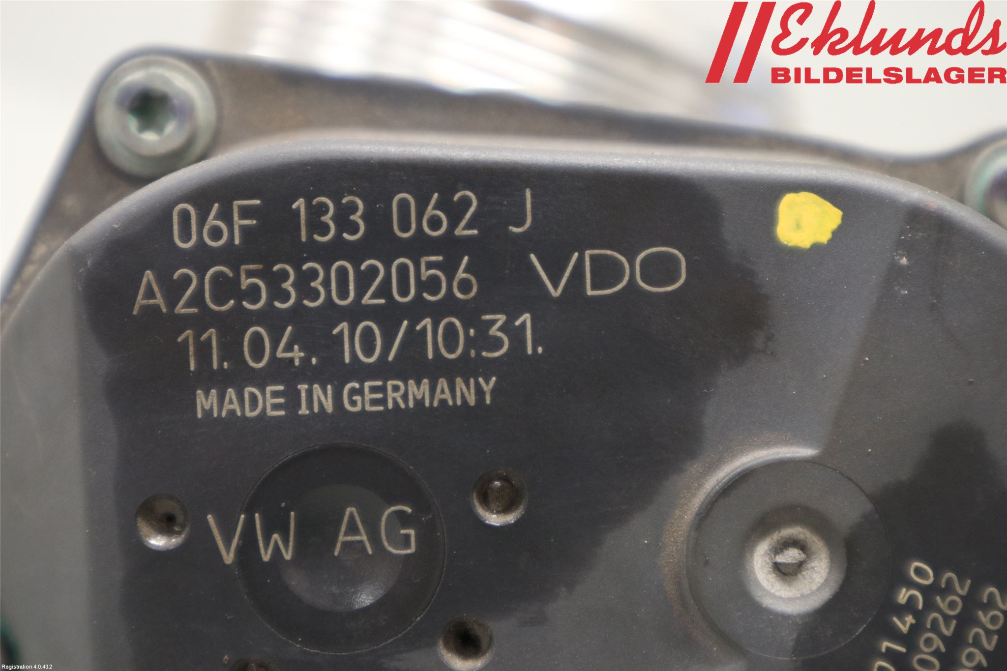 Audi A4/S4 08-11 Injspjällhus