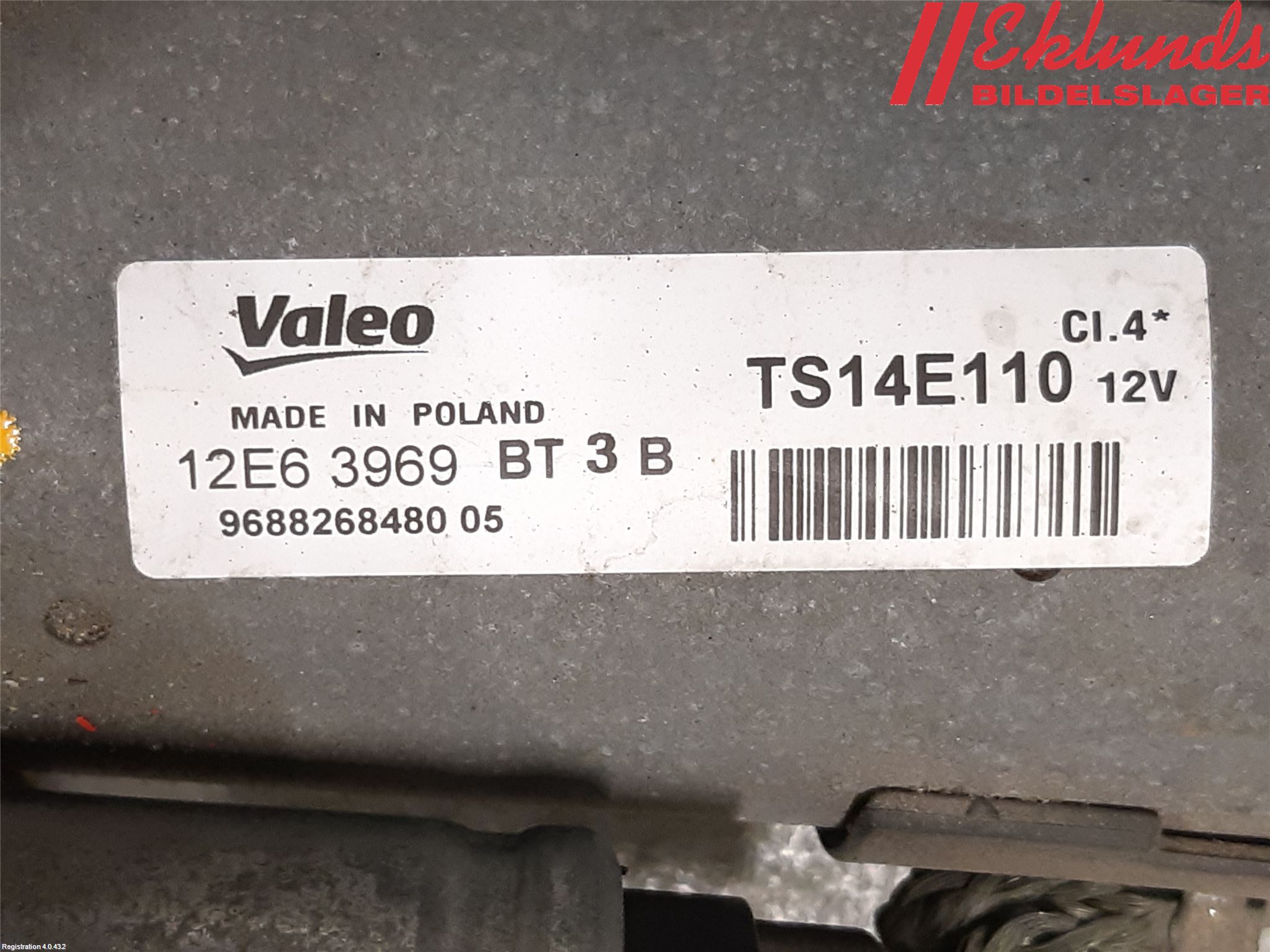 Peugeot PARTNER 16-18 Startmotor Diesel