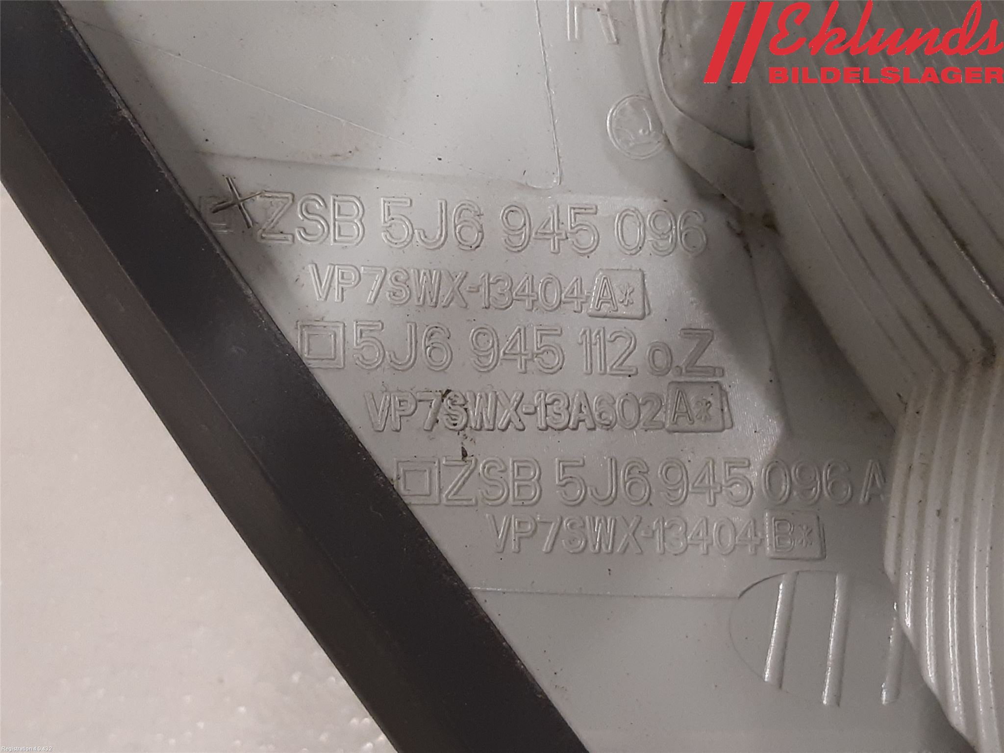 Skoda FABIA 07-14 Bakljus Höger