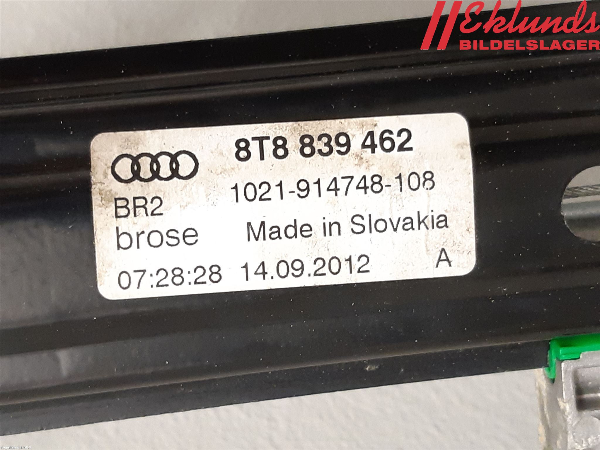 Audi A5 07-16 Fönsterhiss El Kompl