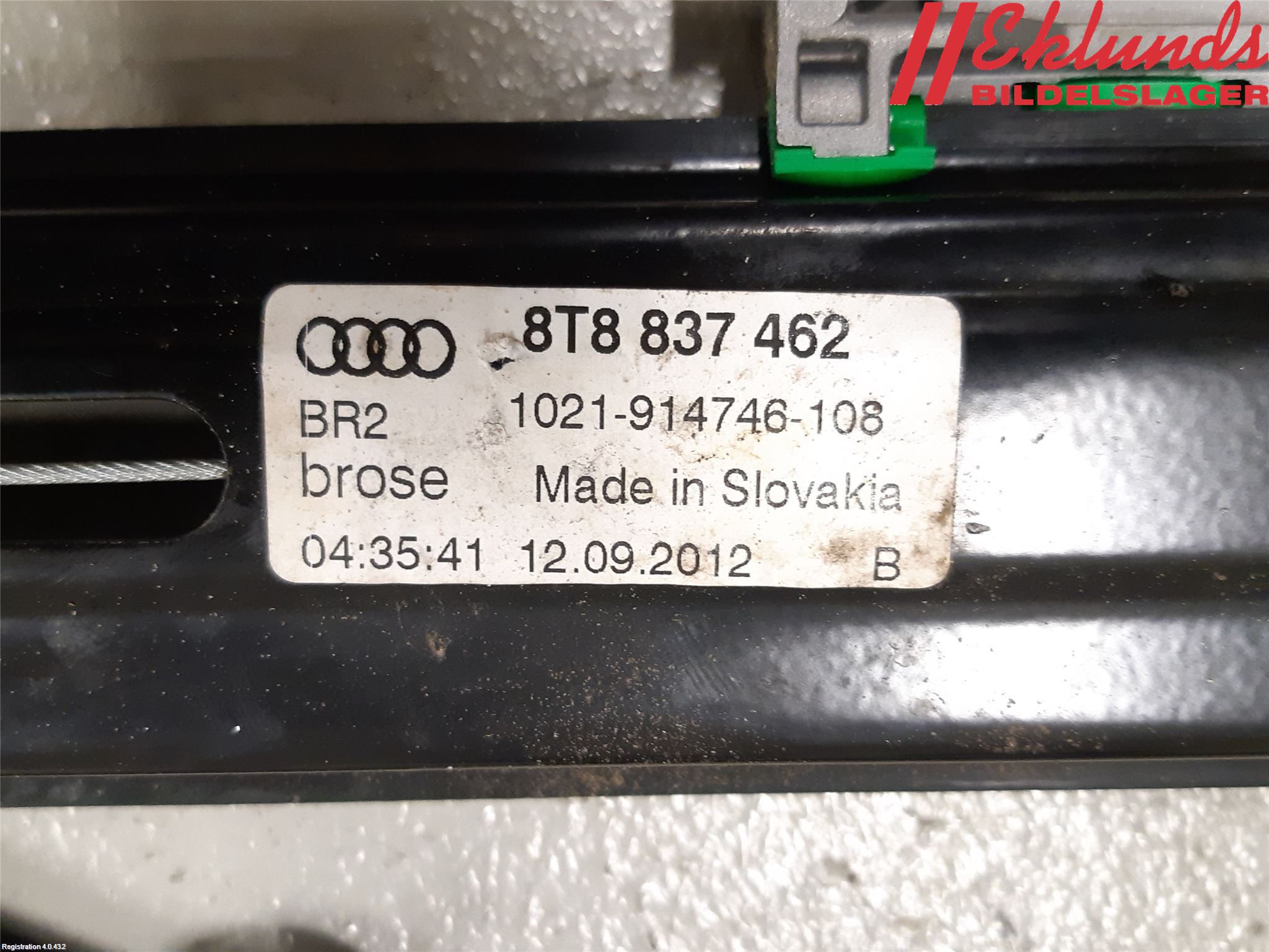 Audi A5 07-16 Fönsterhiss El Kompl