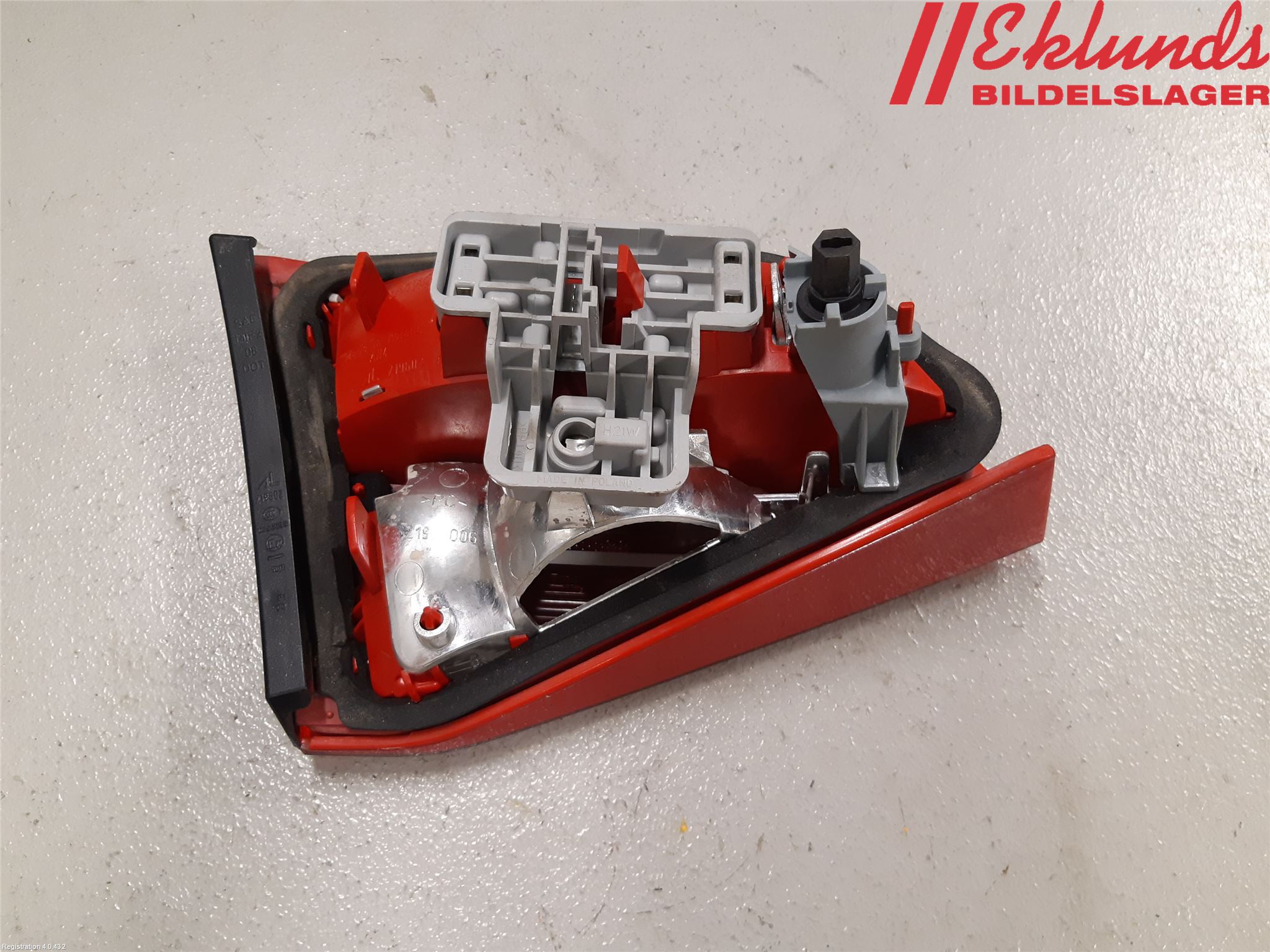 Audi A4 12-15 Bakljus Lucka Hö