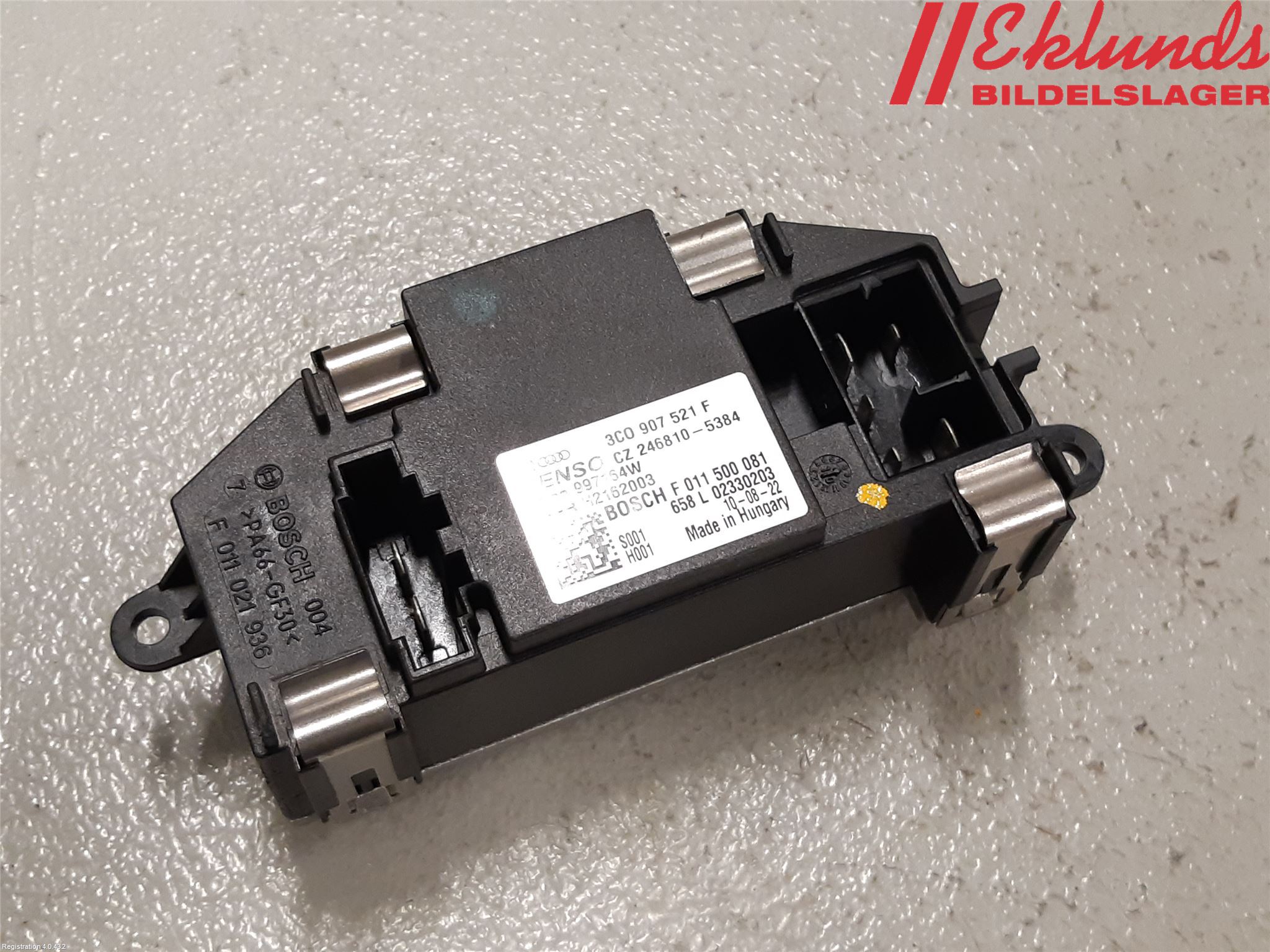 Skoda YETI Värmefläktsmotstånd