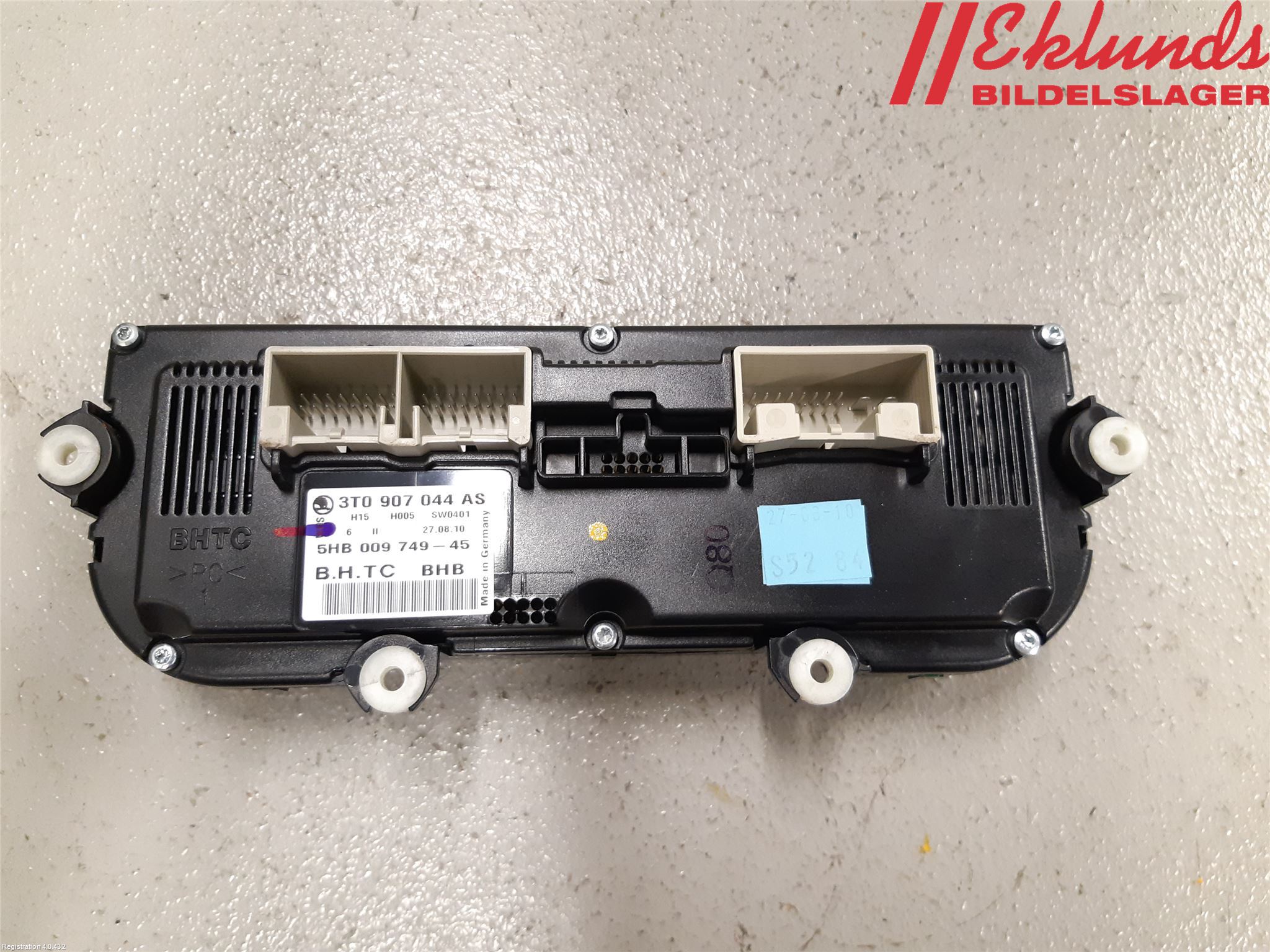 Skoda YETI Ac Styrenhet Ac Manöveren