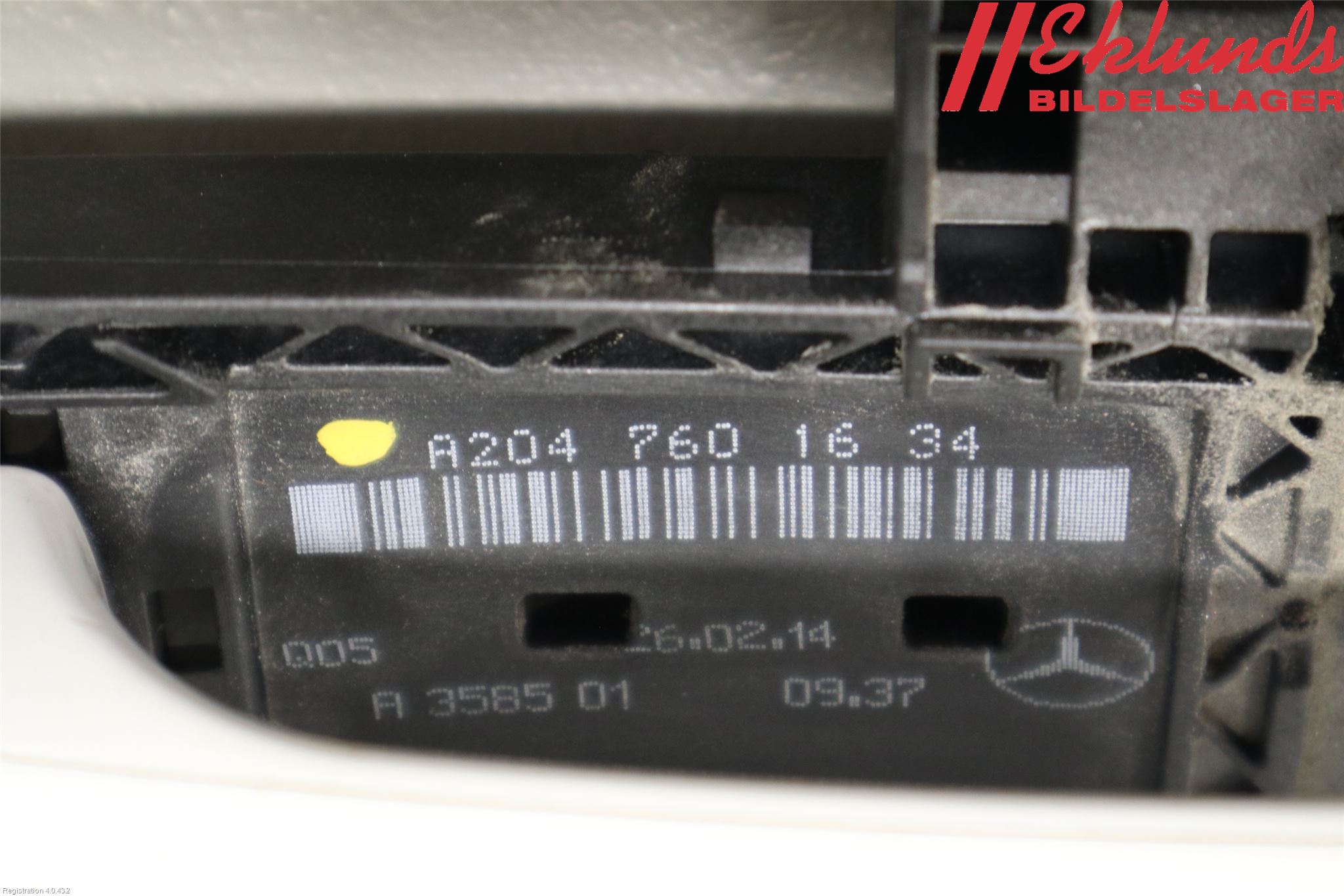 Mercedes-Benz MB E-KLASS (W212) 09-16 Dörrhandtag Yttre Hö