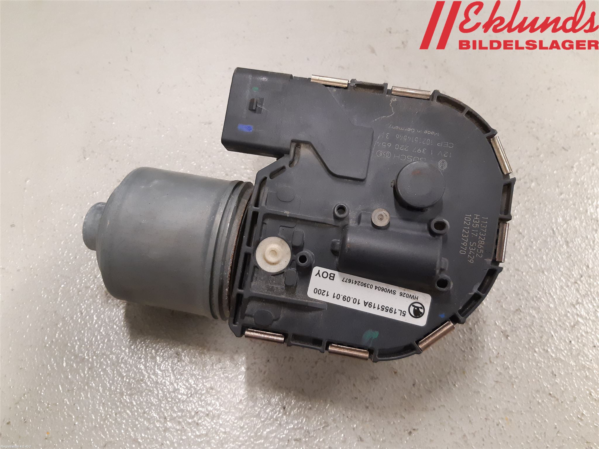 Skoda YETI Torkarmotor Vindruta