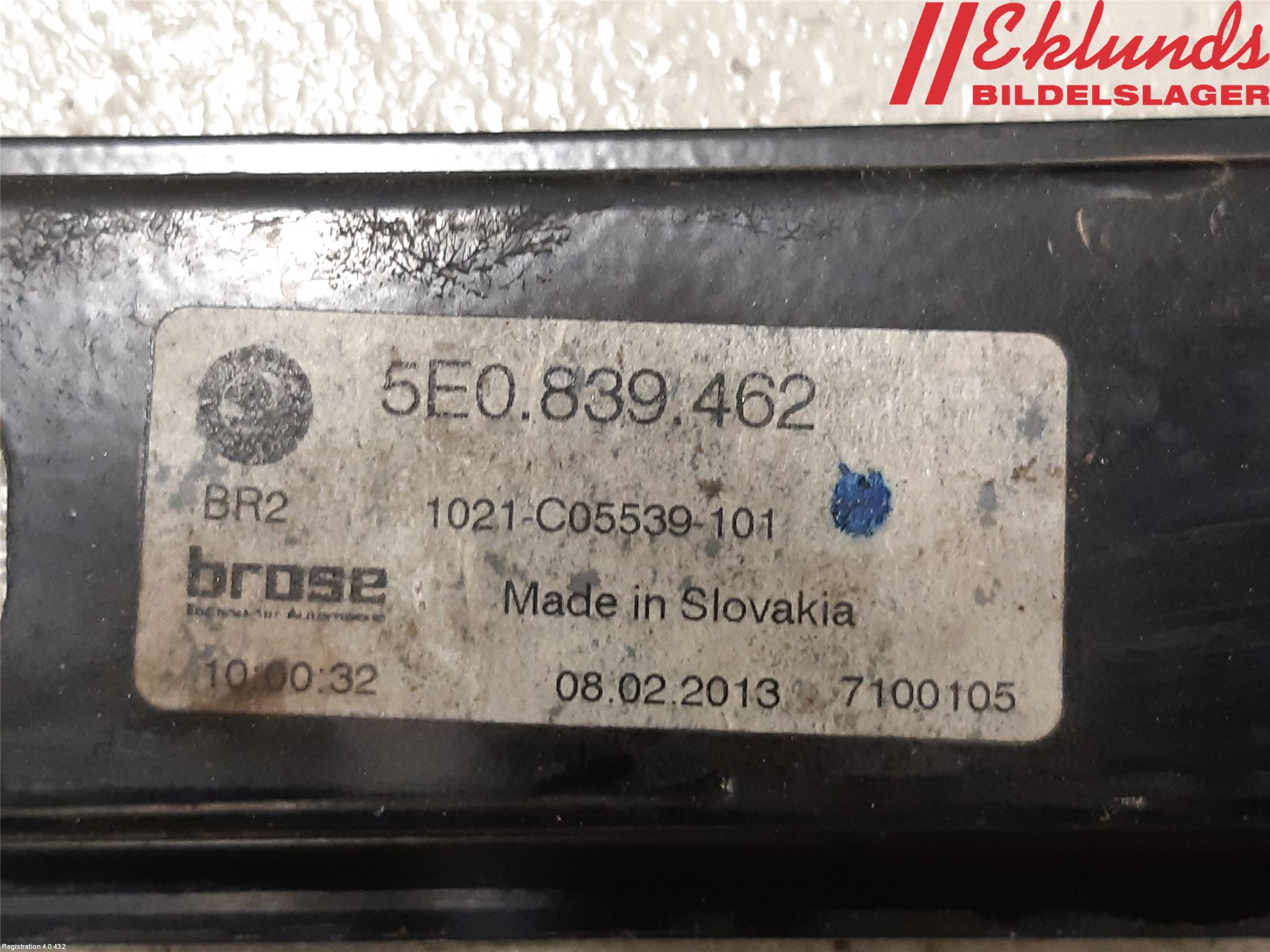 Skoda OCTAVIA (5E) 13-20 Fönsterhiss El Kompl