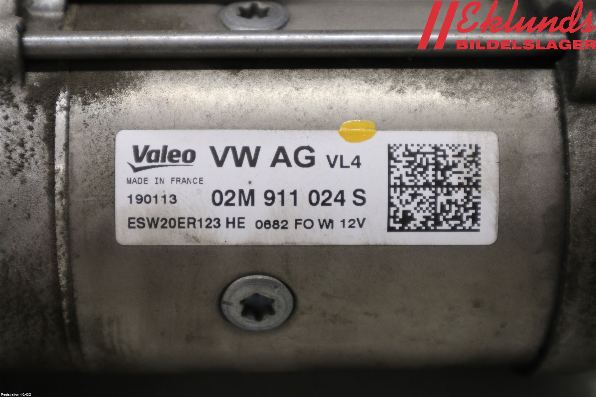 Skoda OCTAVIA (5E) 13-20 Startmotor Diesel