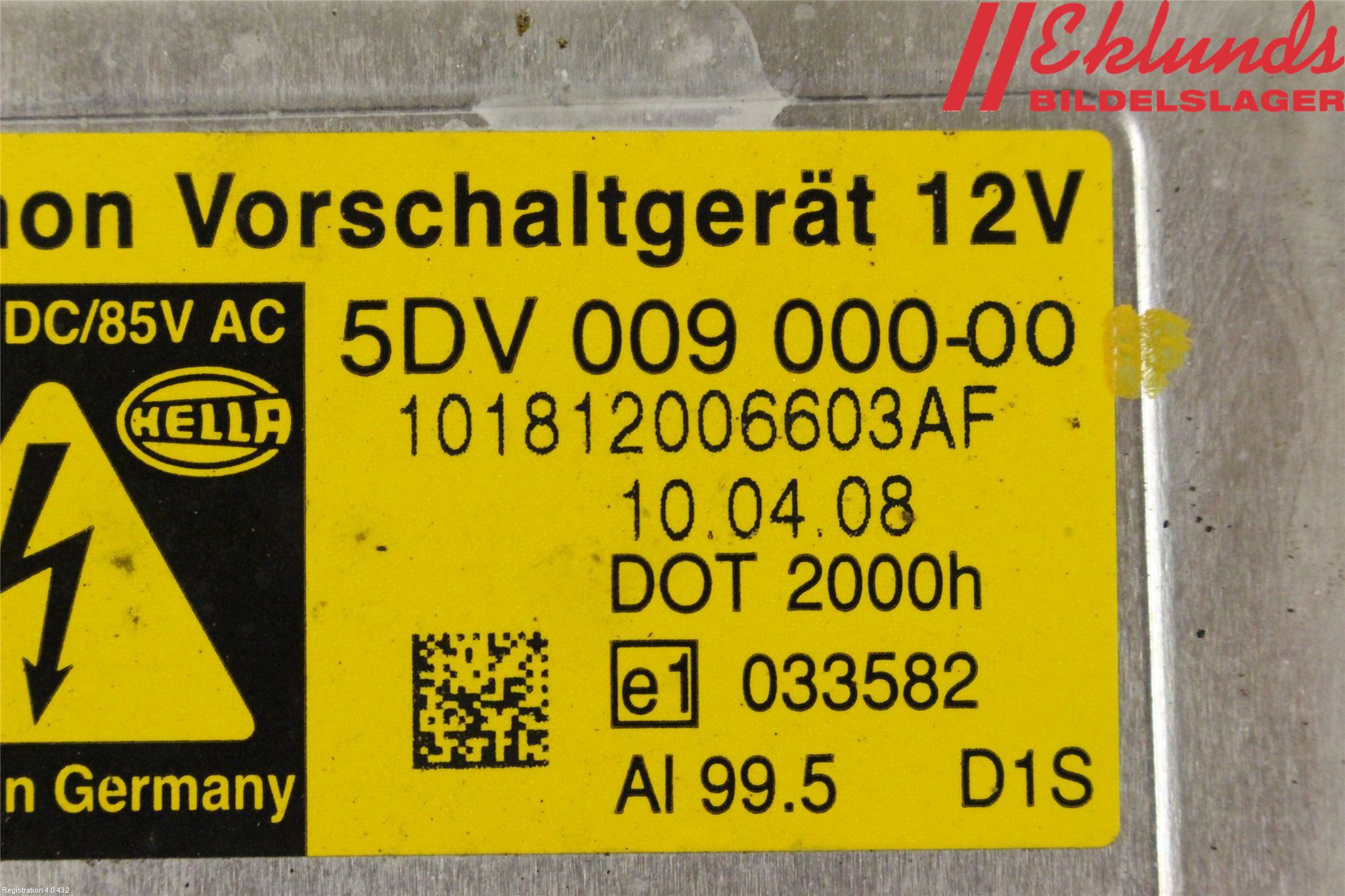 BMW 5 E60/61 Sed/Tou 02-10 Styrenhet Strålkastare