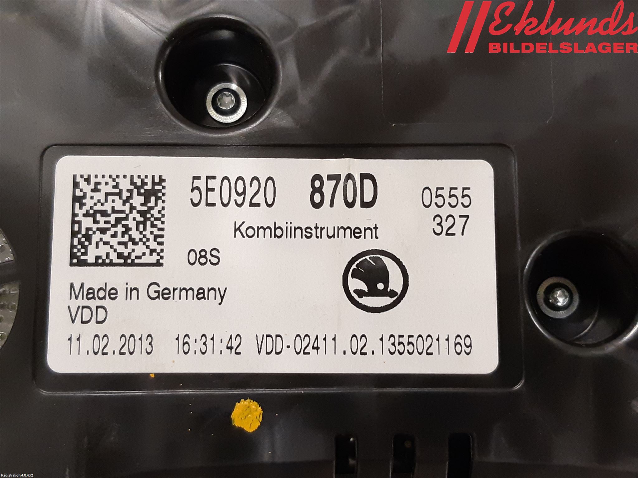 Skoda OCTAVIA (5E) 13-20 Instrument Komb