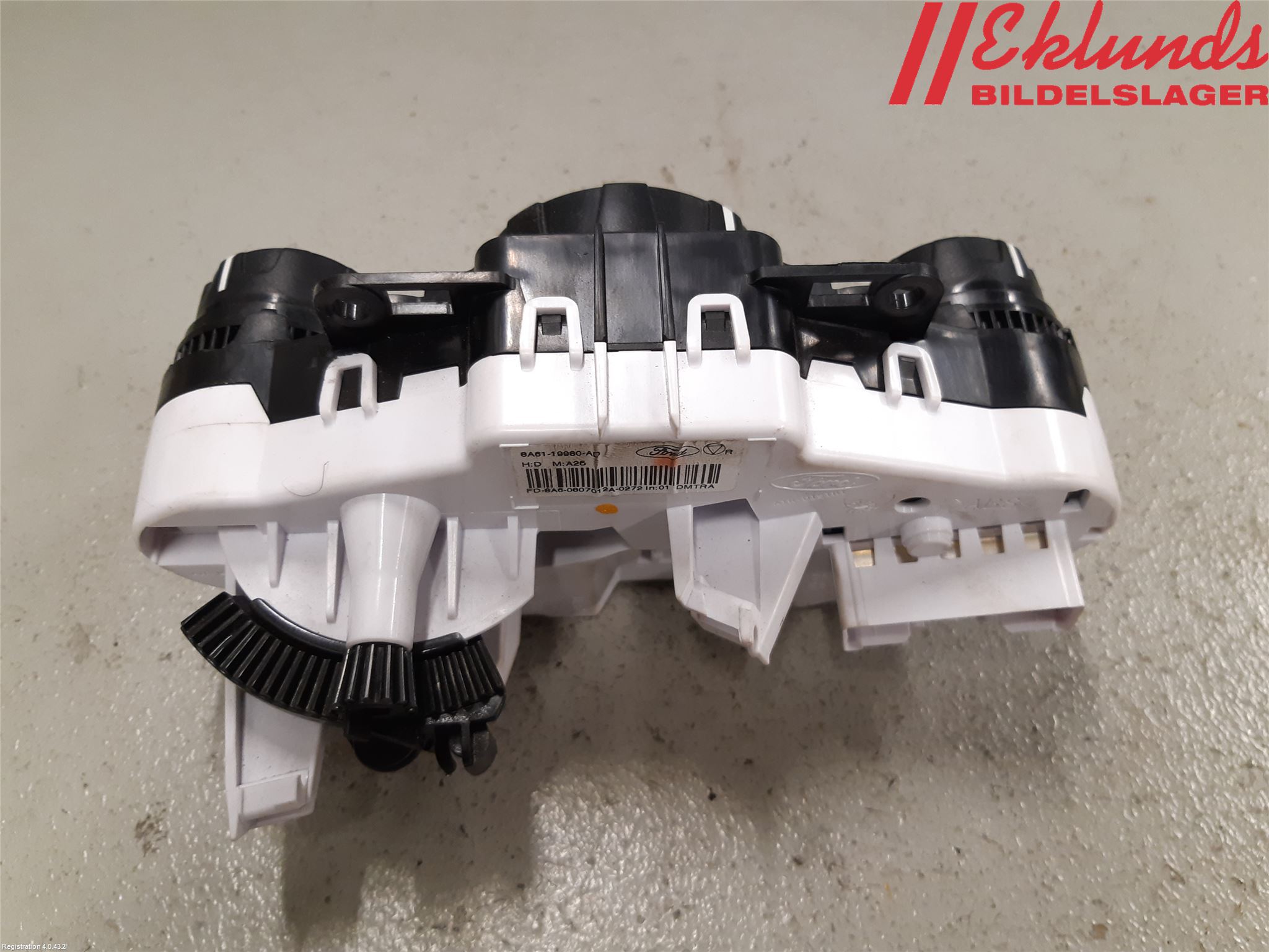 Ford FIESTA 09-12 Värmereglage