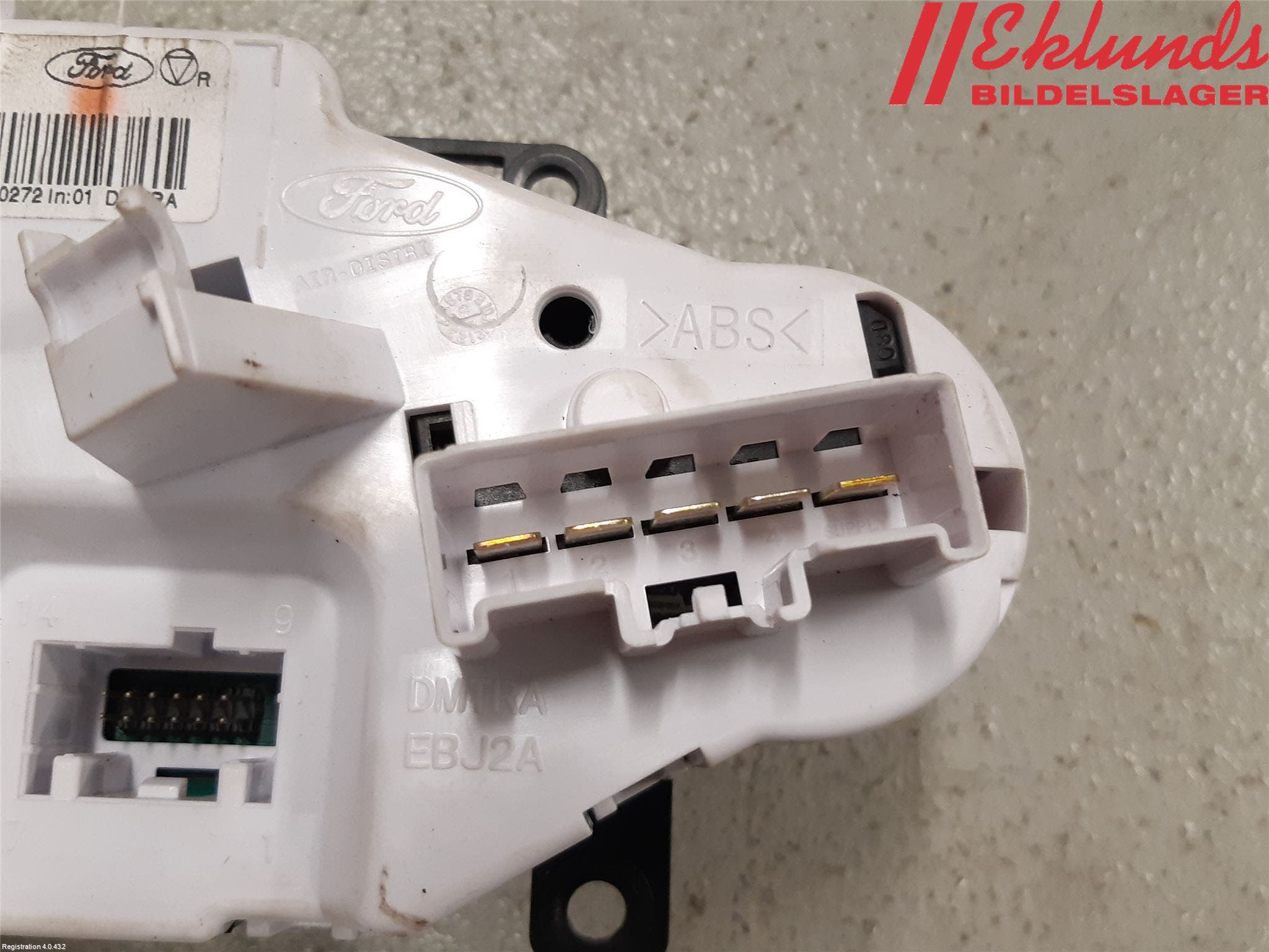 Ford FIESTA 09-12 Värmereglage