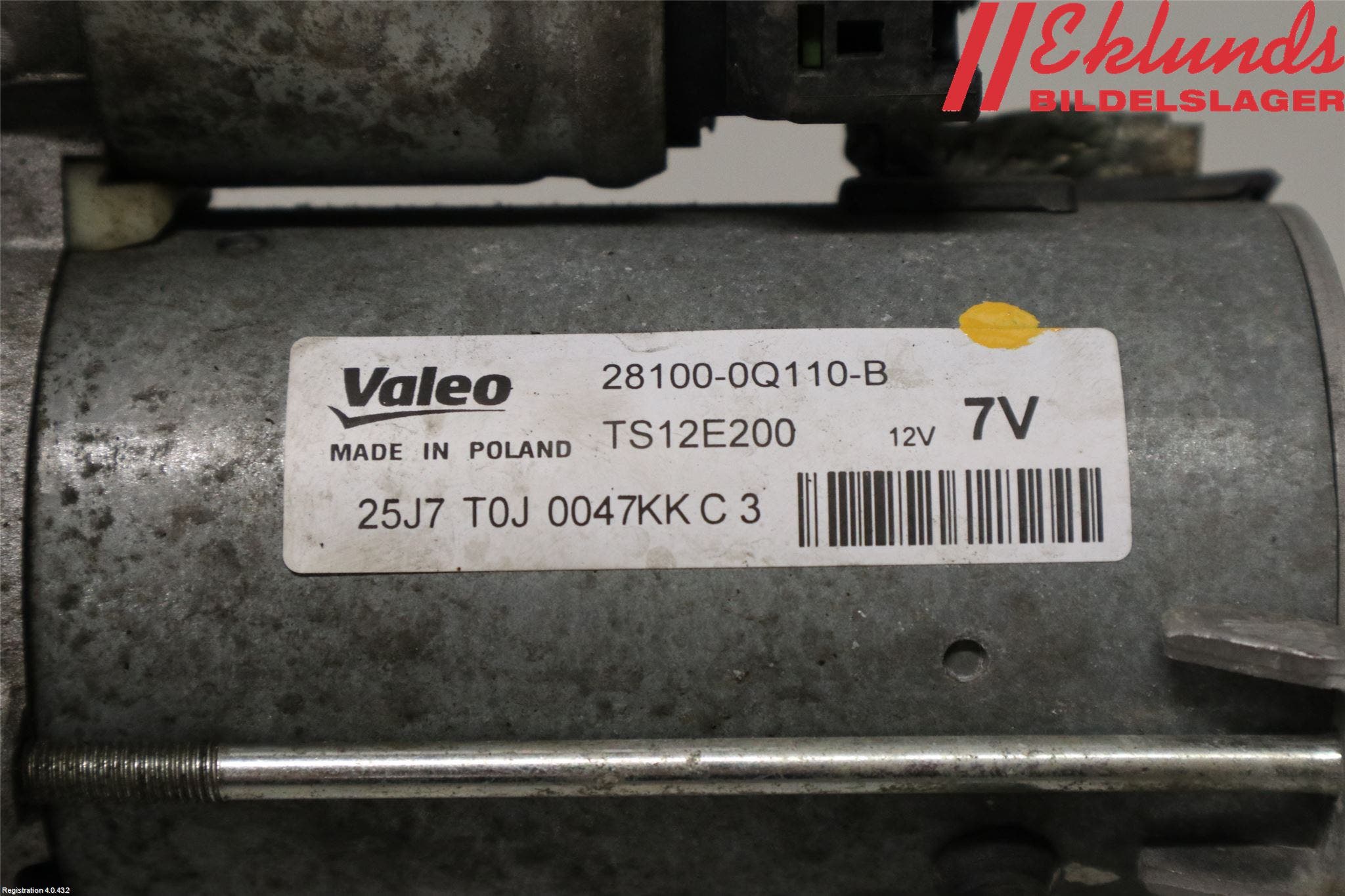 Toyota AYGO 15-21 Startmotor