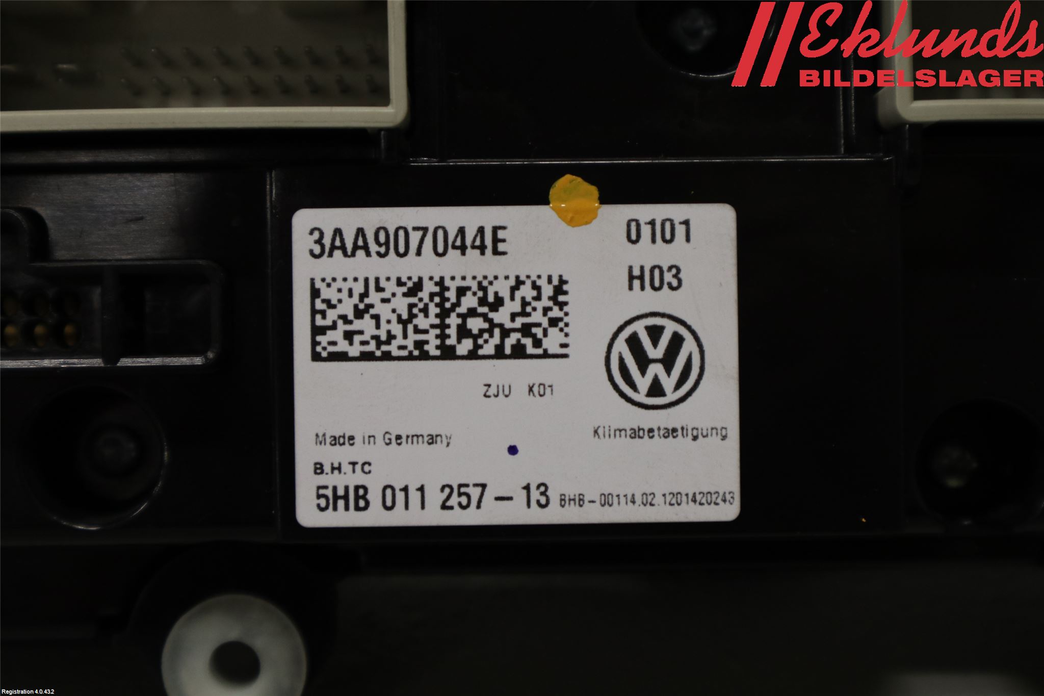 Volkswagen VW PASSAT 11-14 Ac Styrenhet Ac Manöveren