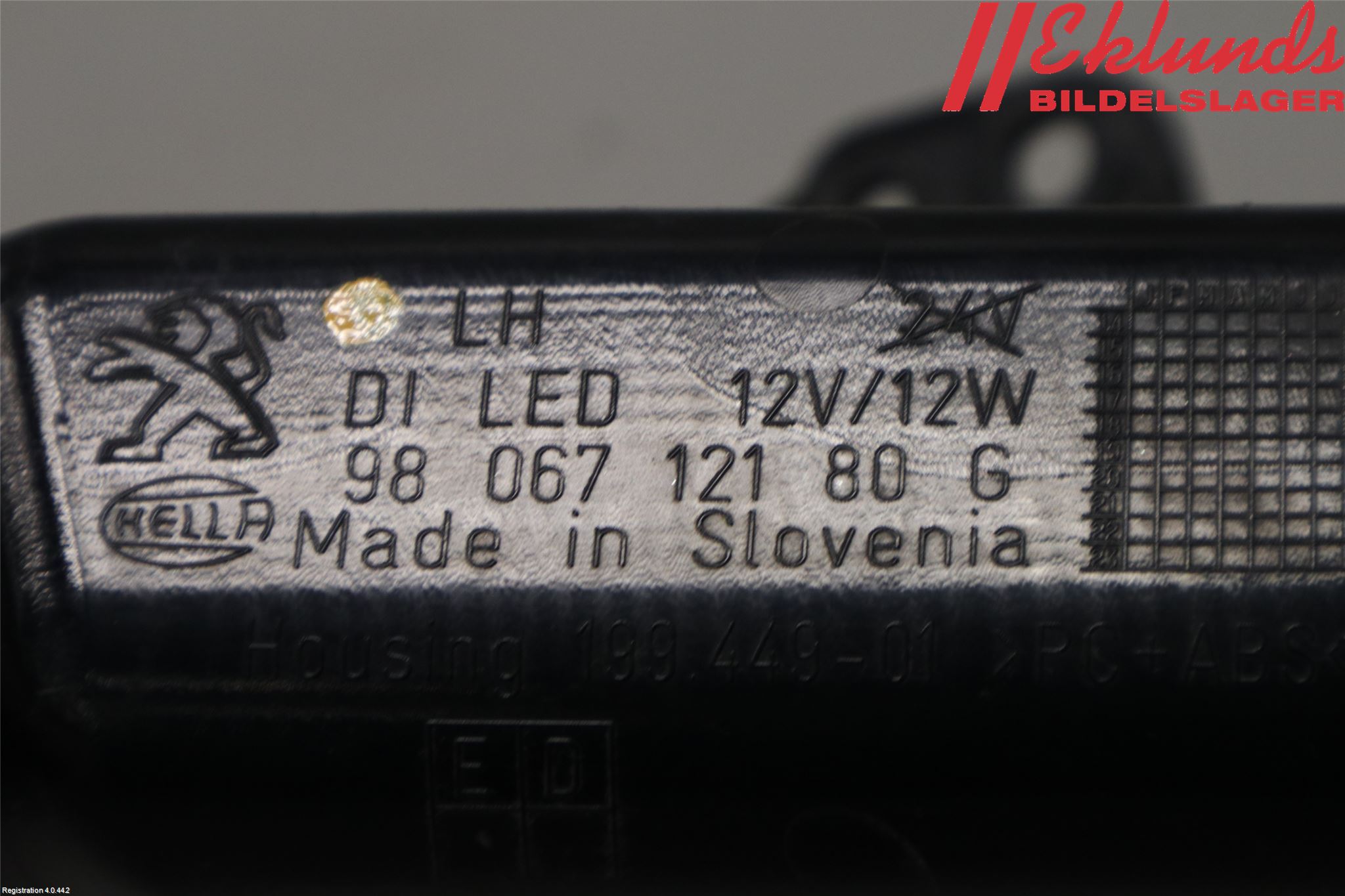 Peugeot 308 14-21 Positionsljus Fram Vä