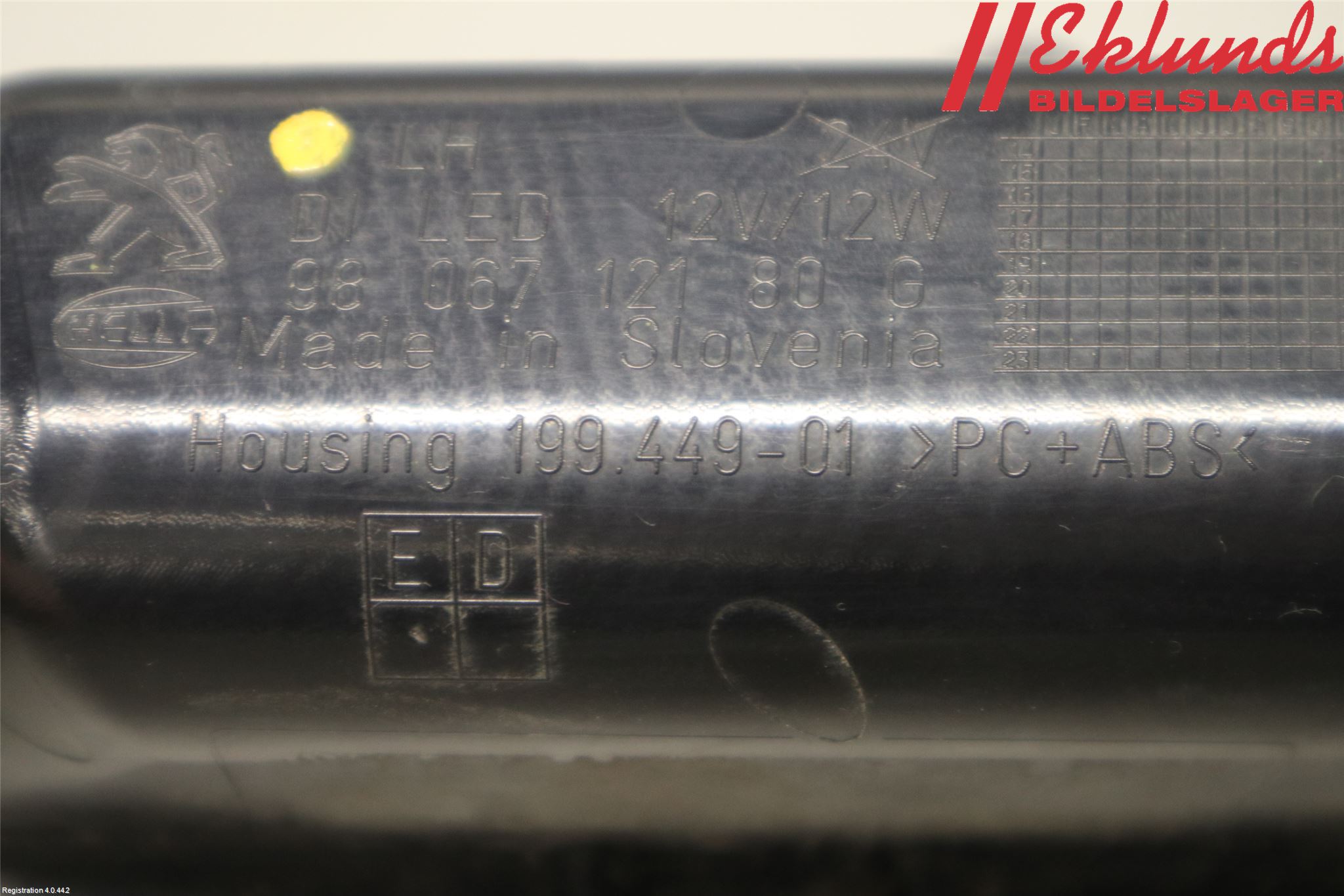 Peugeot 308 14-21 Positionsljus Fram Vä