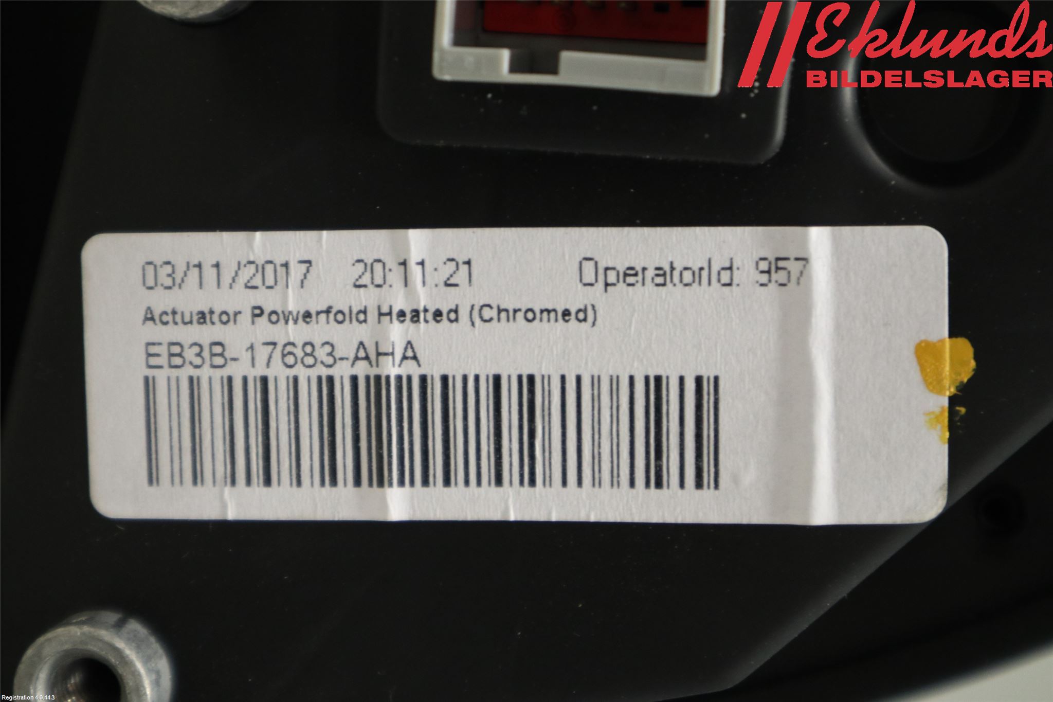 Ford RANGER EU 12-23 Spegel Yttre El Vä