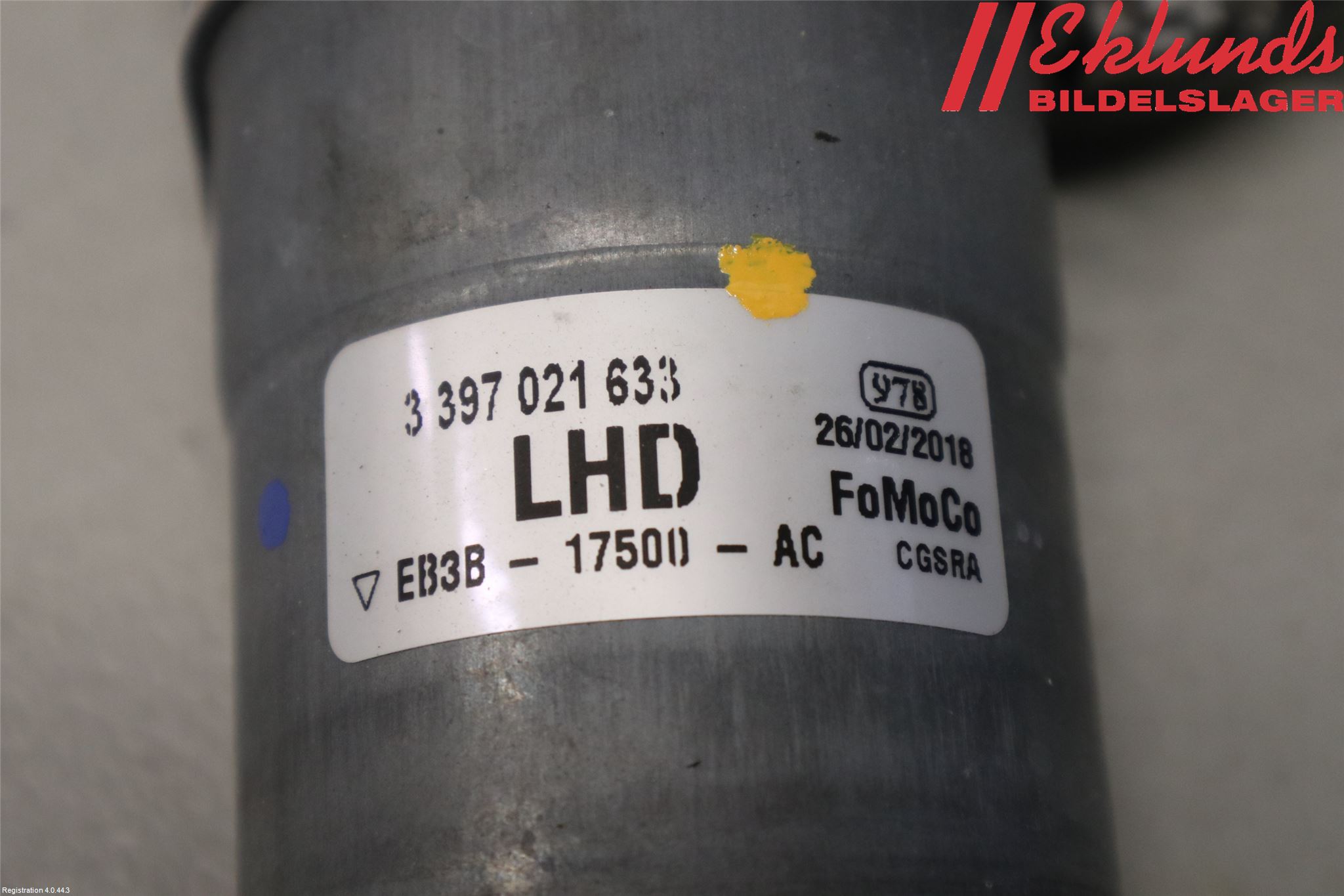 Ford RANGER EU 12-23 Torkarmotor Vindruta