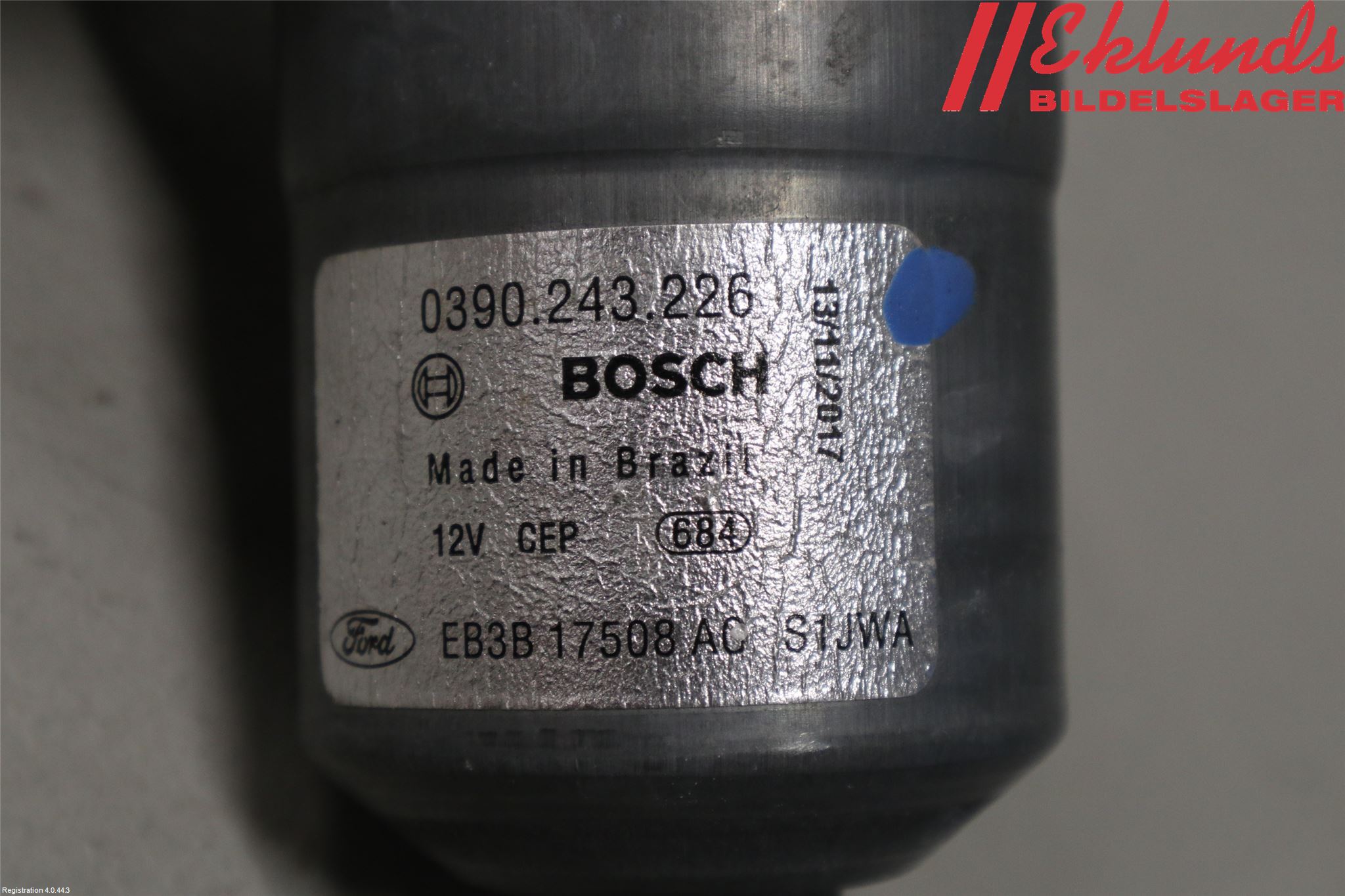 Ford RANGER EU 12-23 Torkarmotor Vindruta