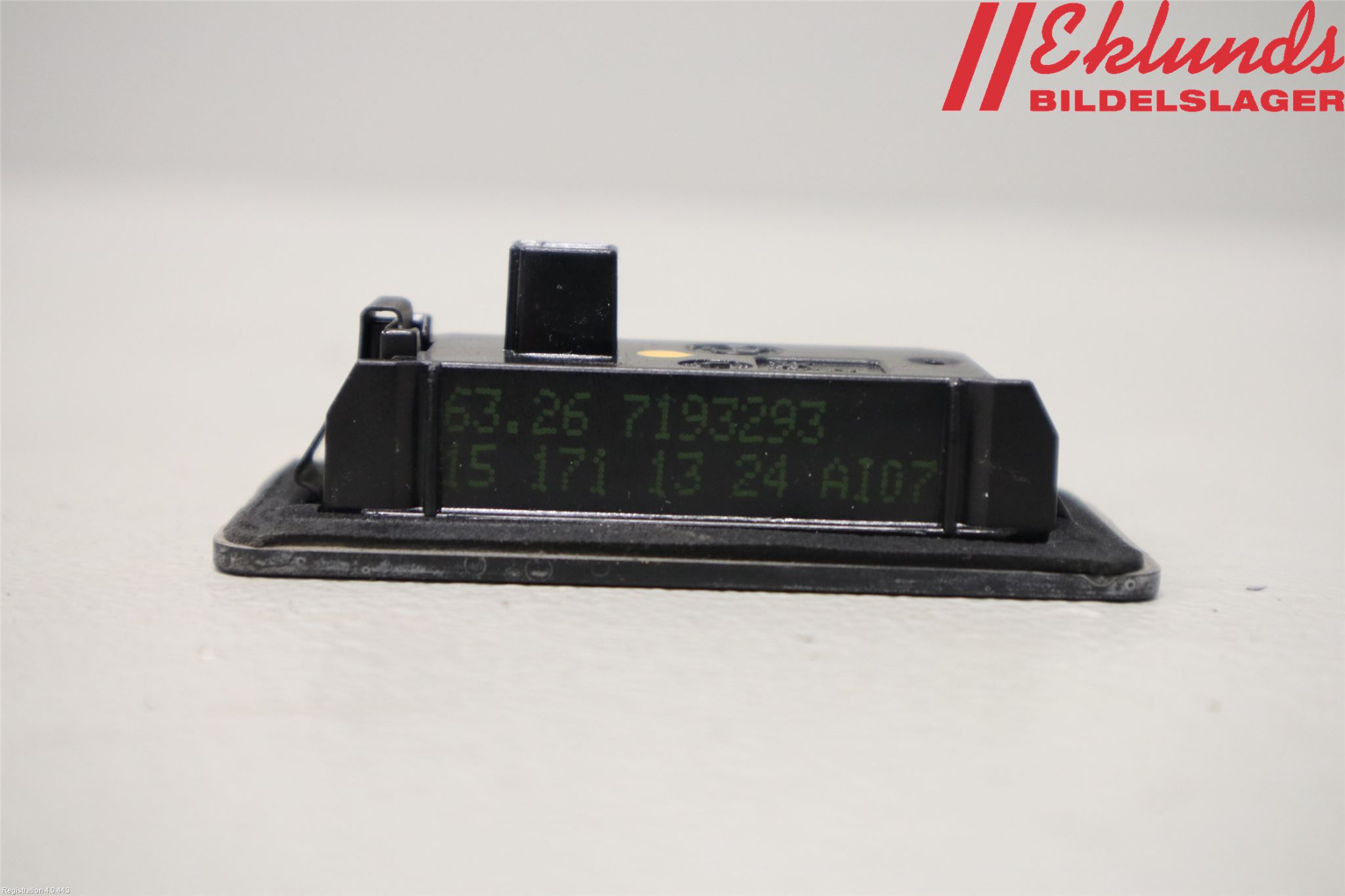 BMW 5 F10/F11/F18 09-17 Skylt Belysning